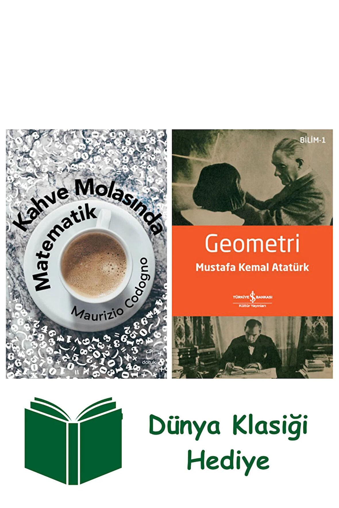 Kahve Molasında Matematik + Geometri + Dünya Klasiği Hediye