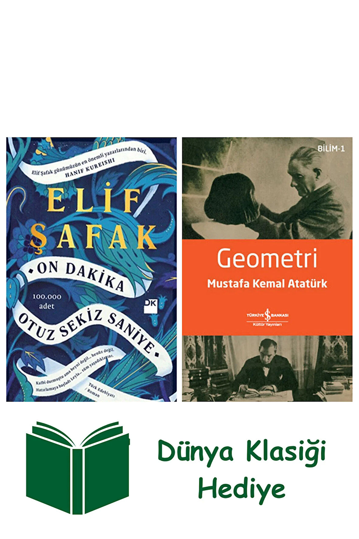 On Dakika Otuz Sekiz Saniye + Geometri + Dünya Klasiği Hediye