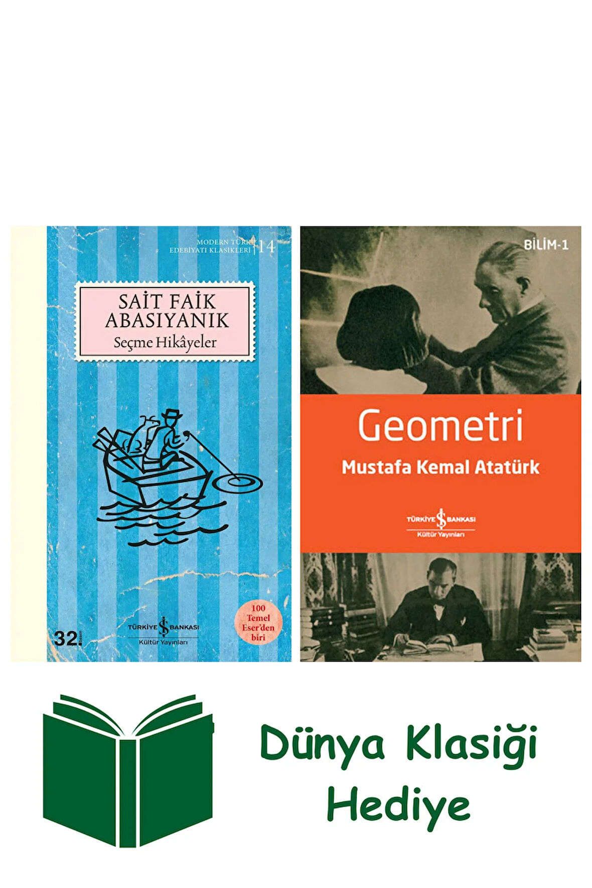 Sait Faik Abasıyanık - Seçme Hikayeler + Geometri + Dünya Klasiği Hediye