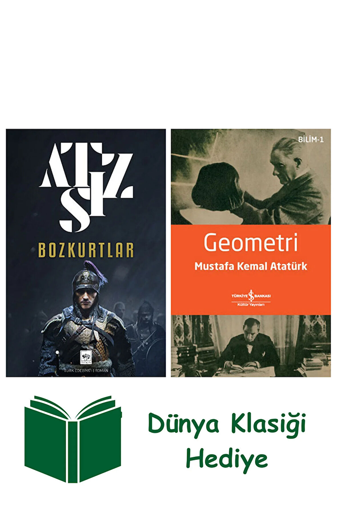 Bozkurtlar + Geometri + Dünya Klasiği Hediye