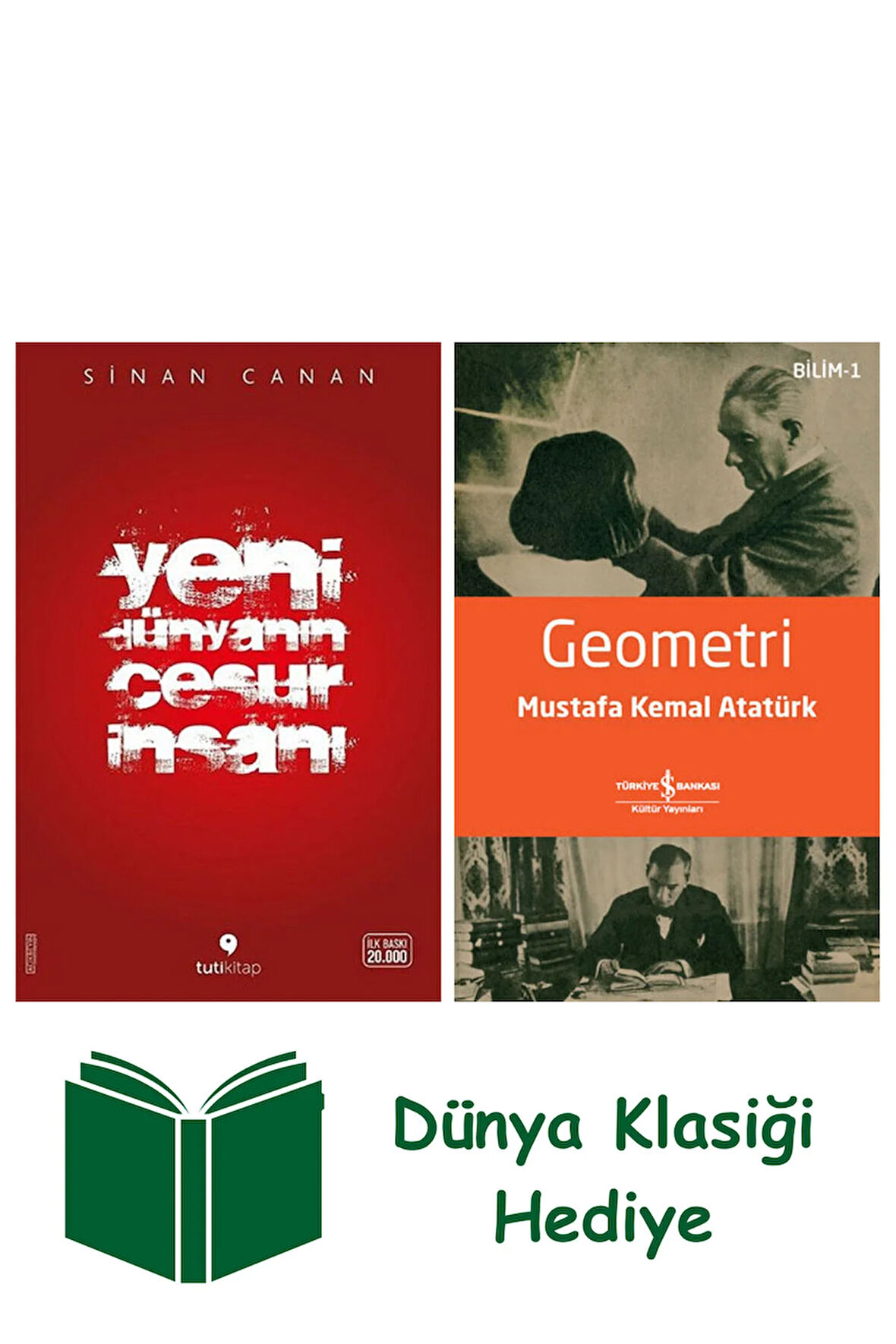 Yeni Dünyanın Cesur İnsanı + Geometri + Dünya Klasiği Hediye