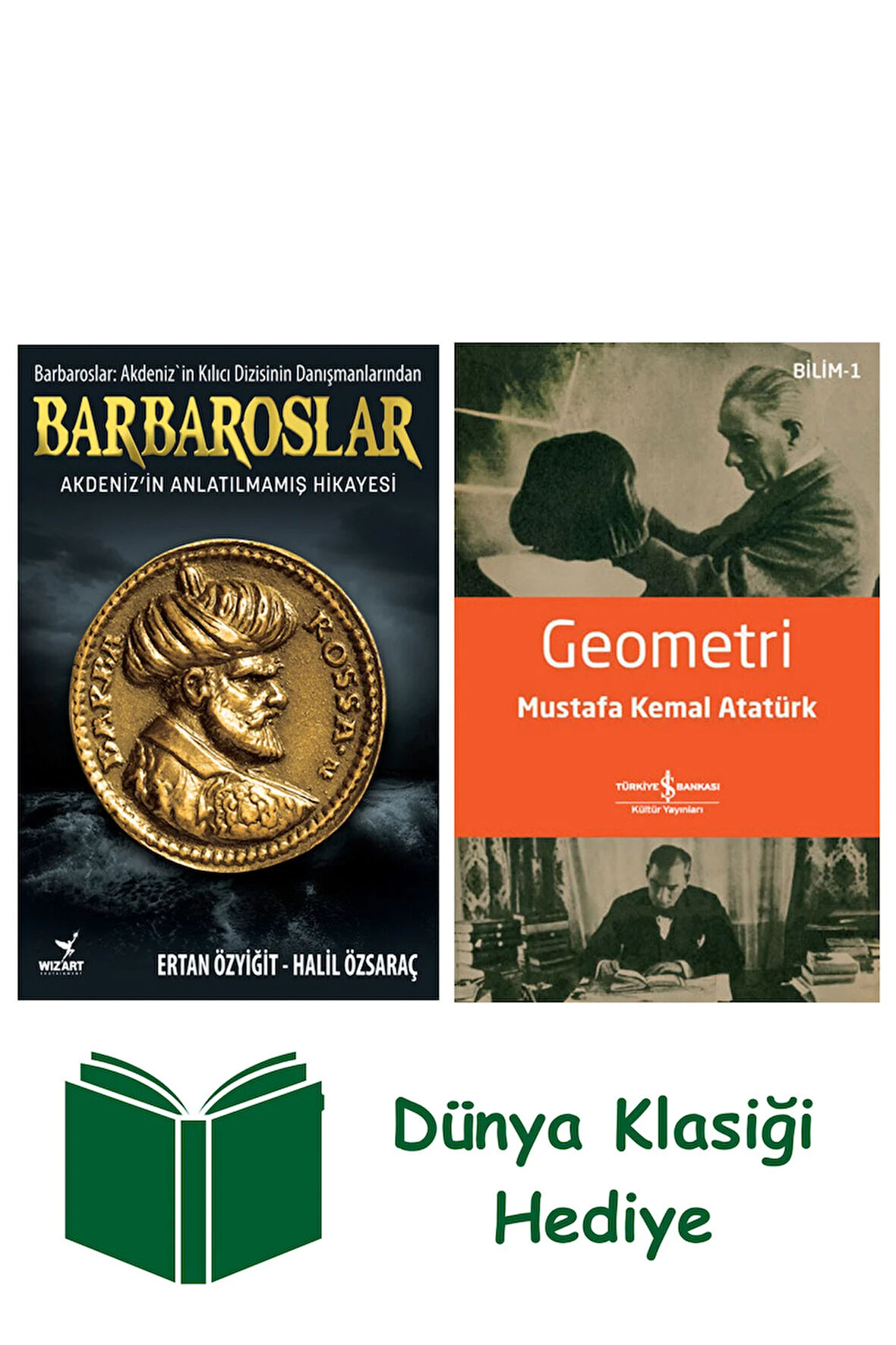 Barbaroslar - Akdeniz'in Anlatılmamış Hikayesi + Geometri + Dünya Klasiği Hediye