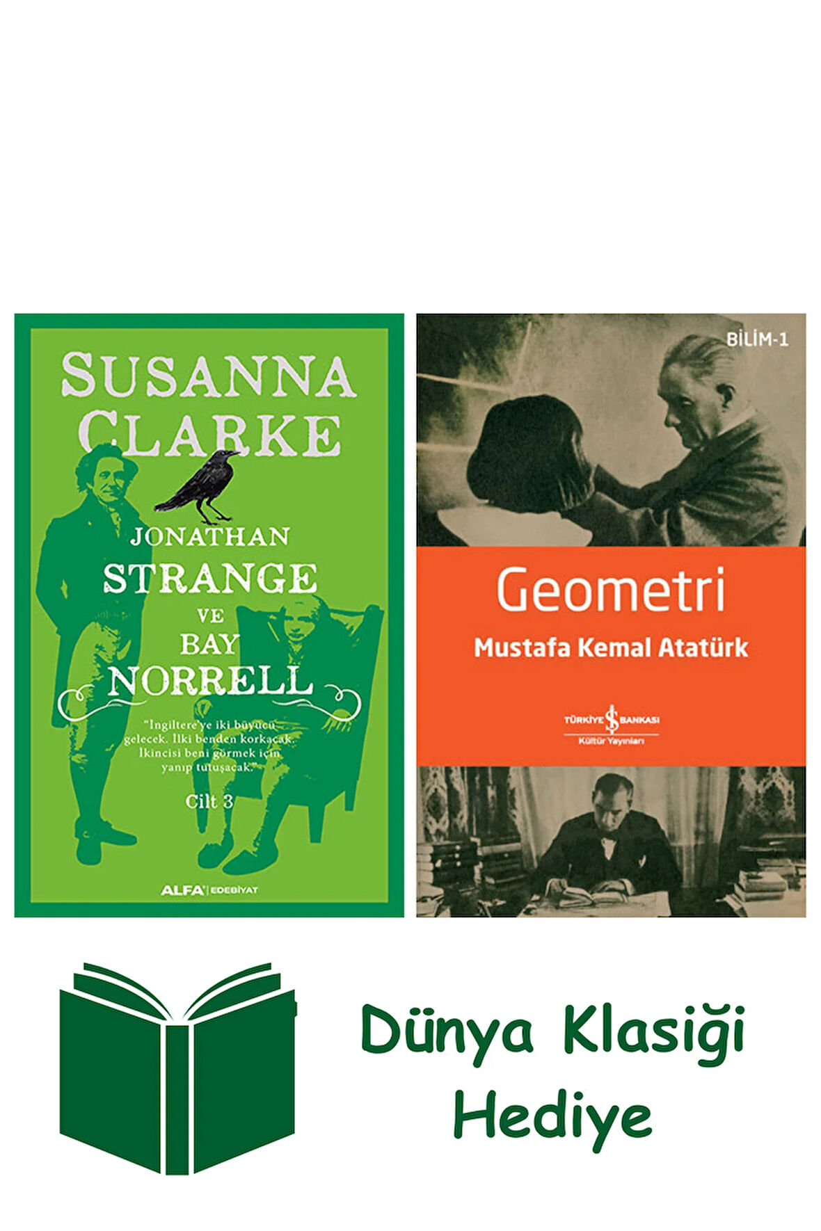 Jonathan Strange ve Bay Norrell - 3 + Geometri + Dünya Klasiği Hediye