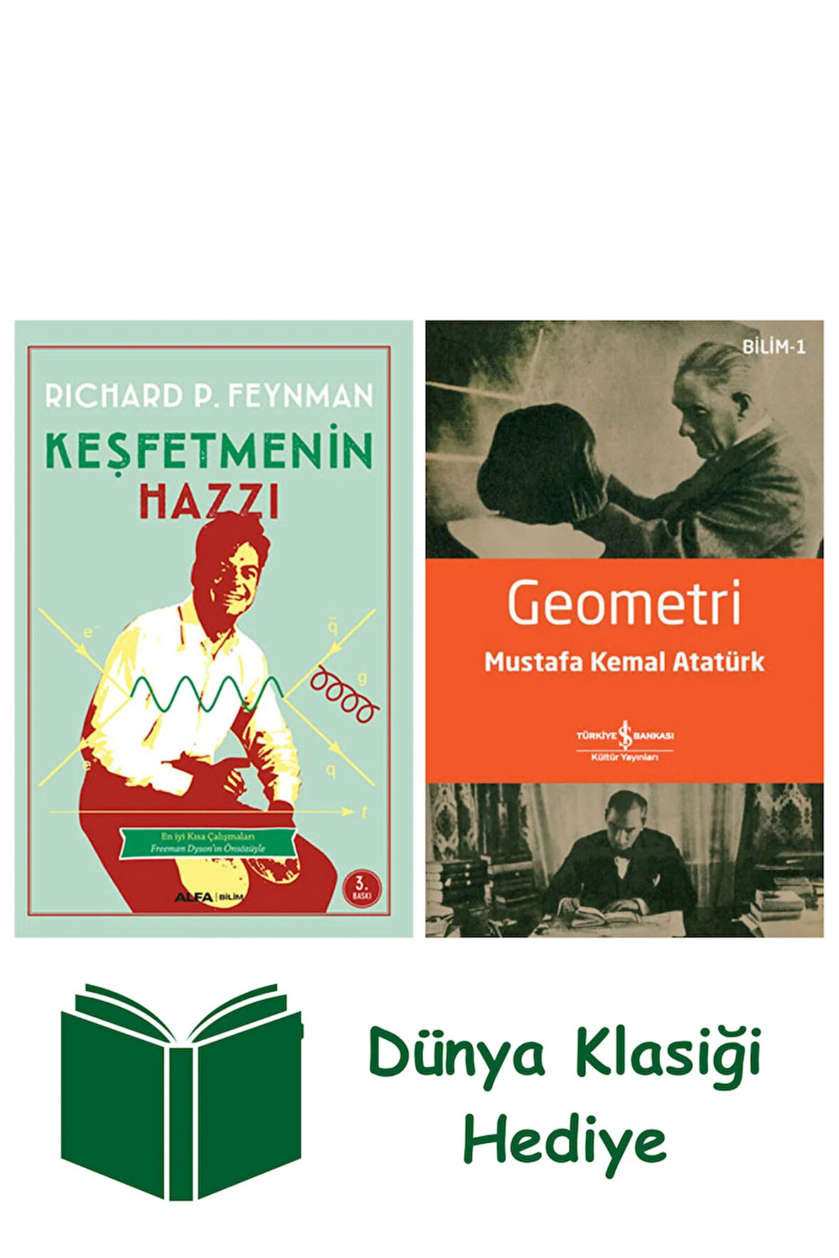 Keşfetmenin Hazzı + Geometri + Dünya Klasiği Hediye