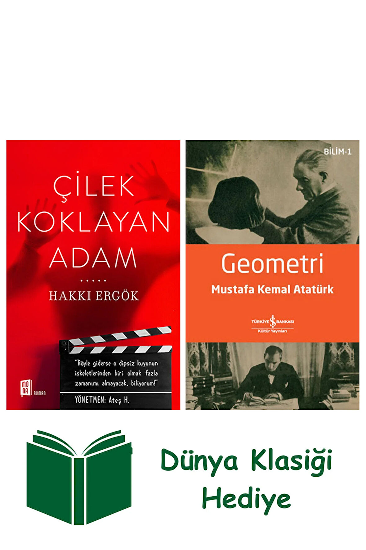 Çilek Koklayan Adam + Geometri + Dünya Klasiği Hediye