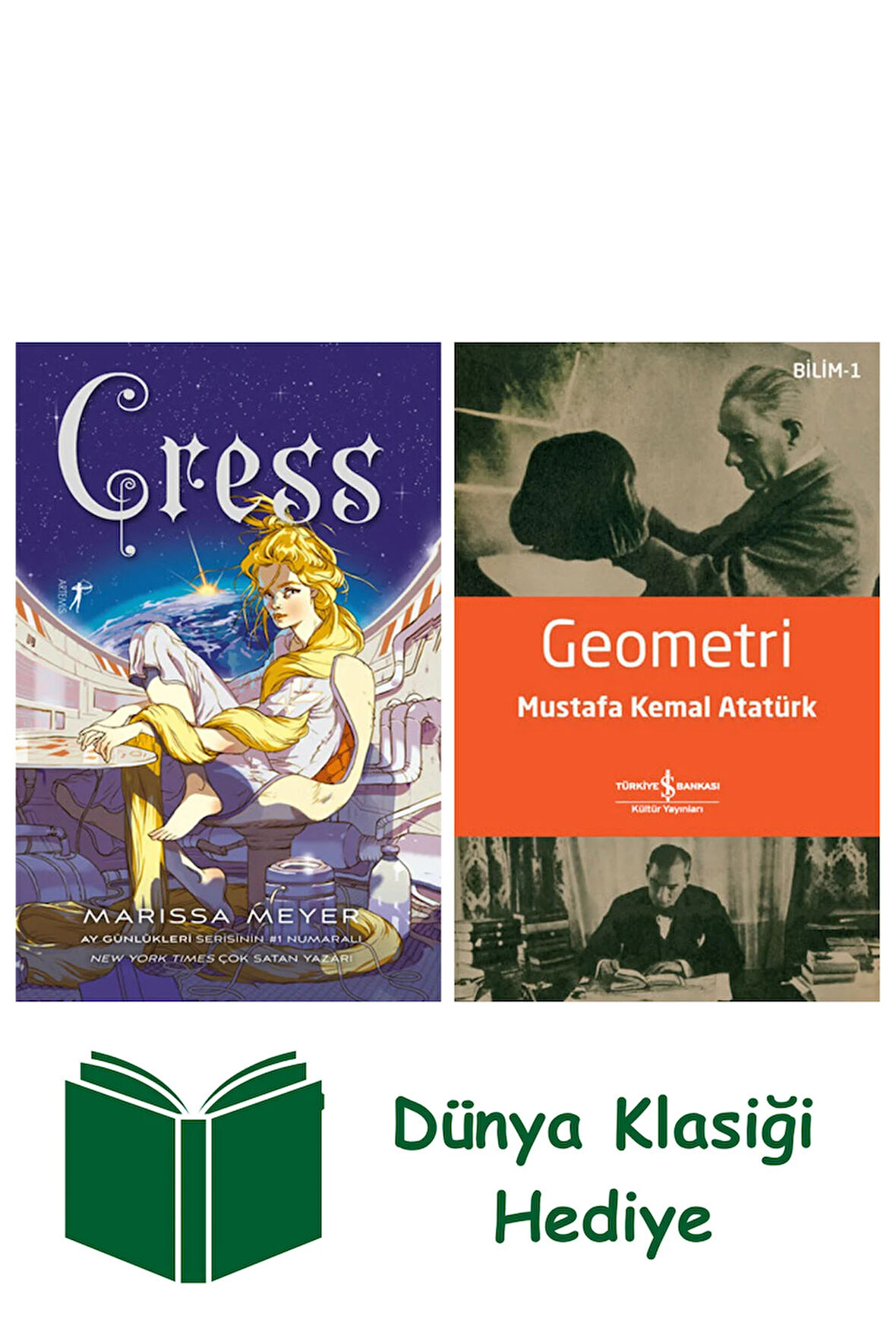 Cress + Geometri + Dünya Klasiği Hediye