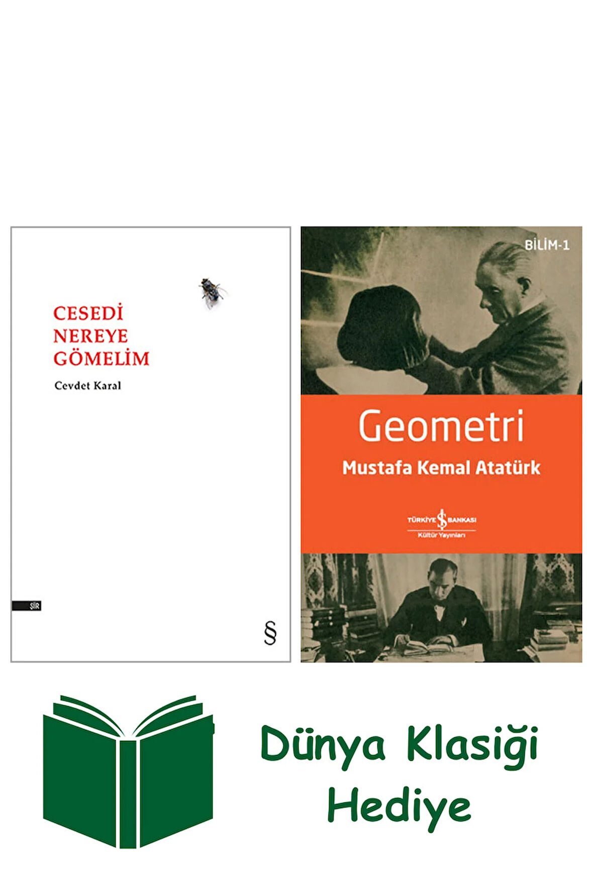 Cesedi Nereye Gömelim + Geometri + Dünya Klasiği Hediye