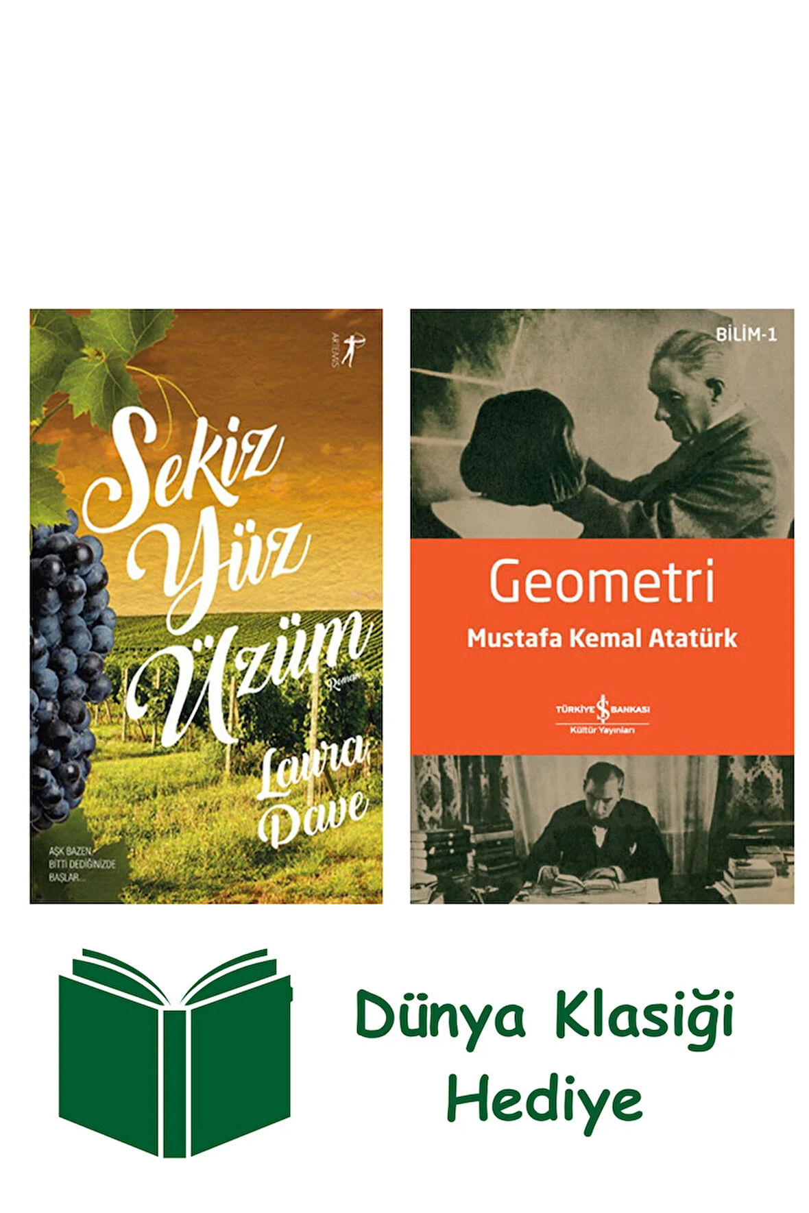 Sekiz Yüz Üzüm + Geometri + Dünya Klasiği Hediye