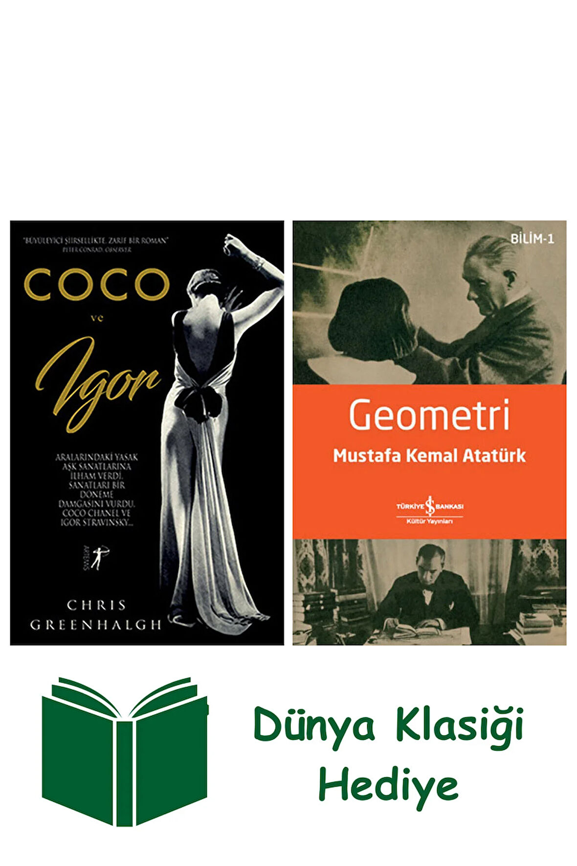 Coco ve Igor + Geometri + Dünya Klasiği Hediye