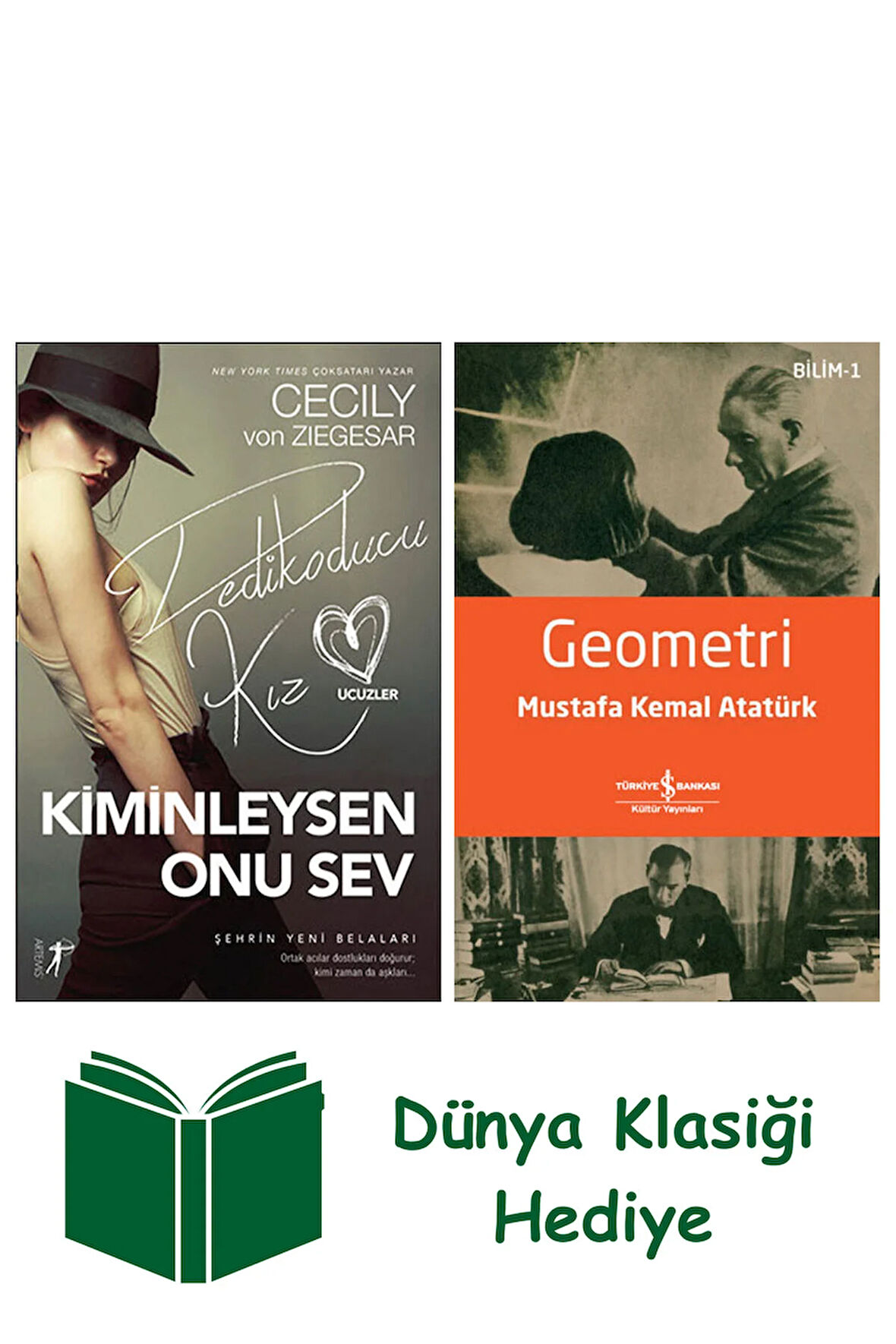 Kiminleysen Onu Sev + Geometri + Dünya Klasiği Hediye