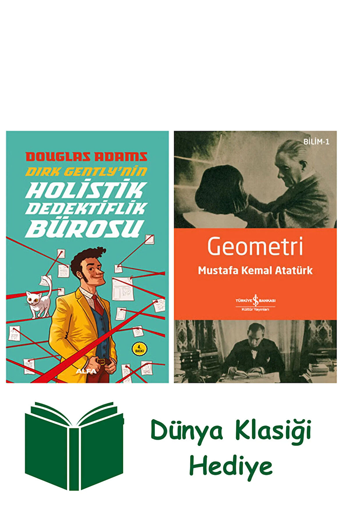 Dirk Gently'nin Holistik Dedektiflik Bürosu + Geometri + Dünya Klasiği Hediye