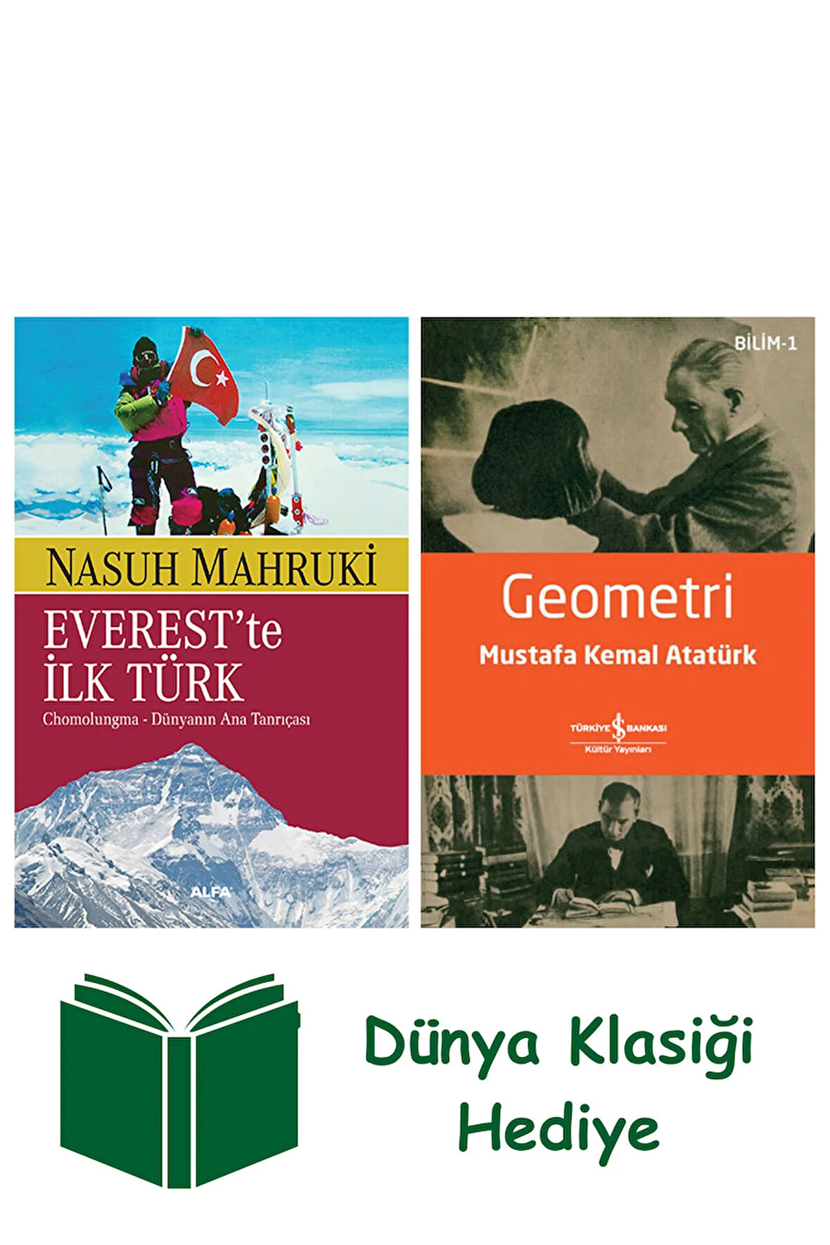 Everest'te İlk Türk + Geometri + Dünya Klasiği Hediye