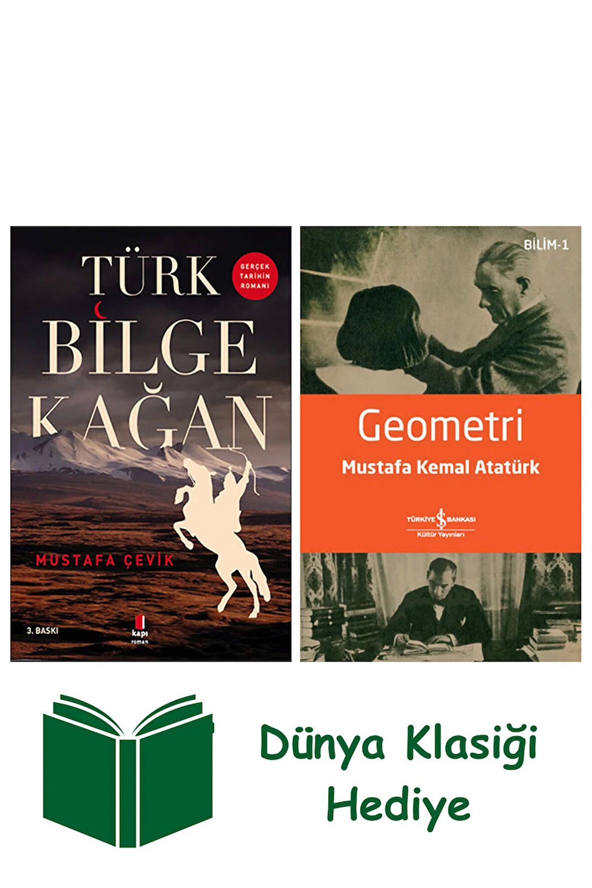 Türk Bilge Kağan + Geometri + Dünya Klasiği Hediye