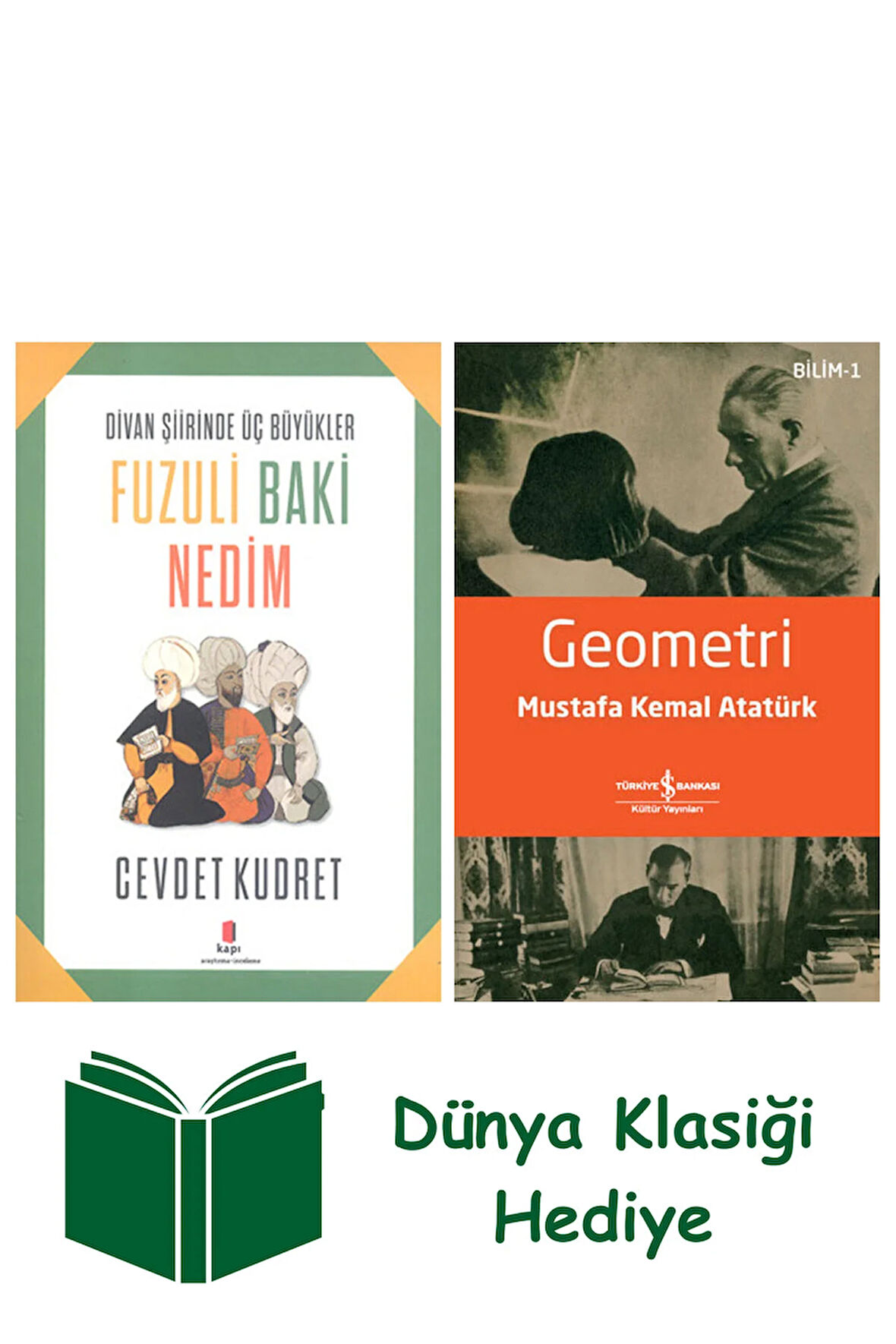 Fuzuli - Baki - Nedim + Geometri + Dünya Klasiği Hediye