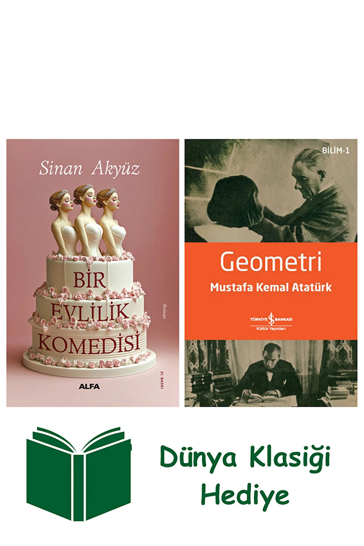 Bir Evlilik Komedisi + Geometri + Dünya Klasiği Hediye
