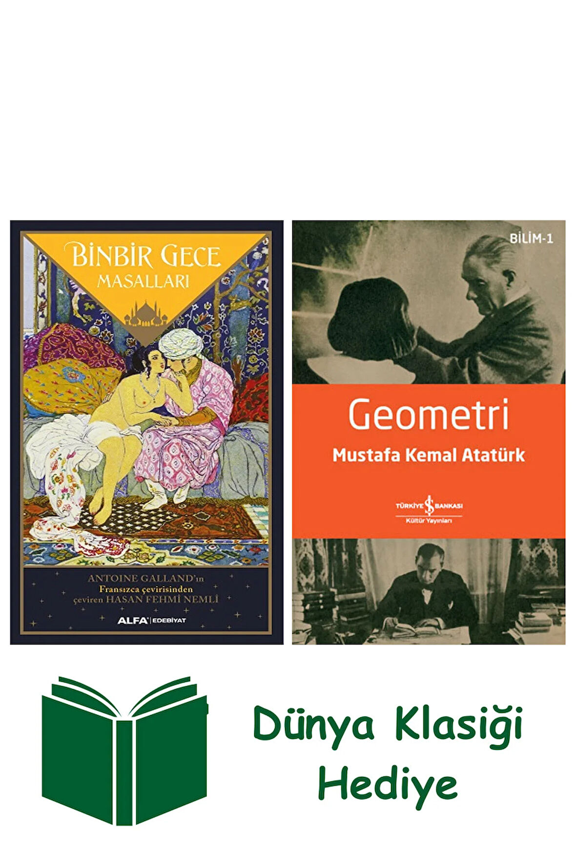 Binbir Gece Masalları + Geometri + Dünya Klasiği Hediye