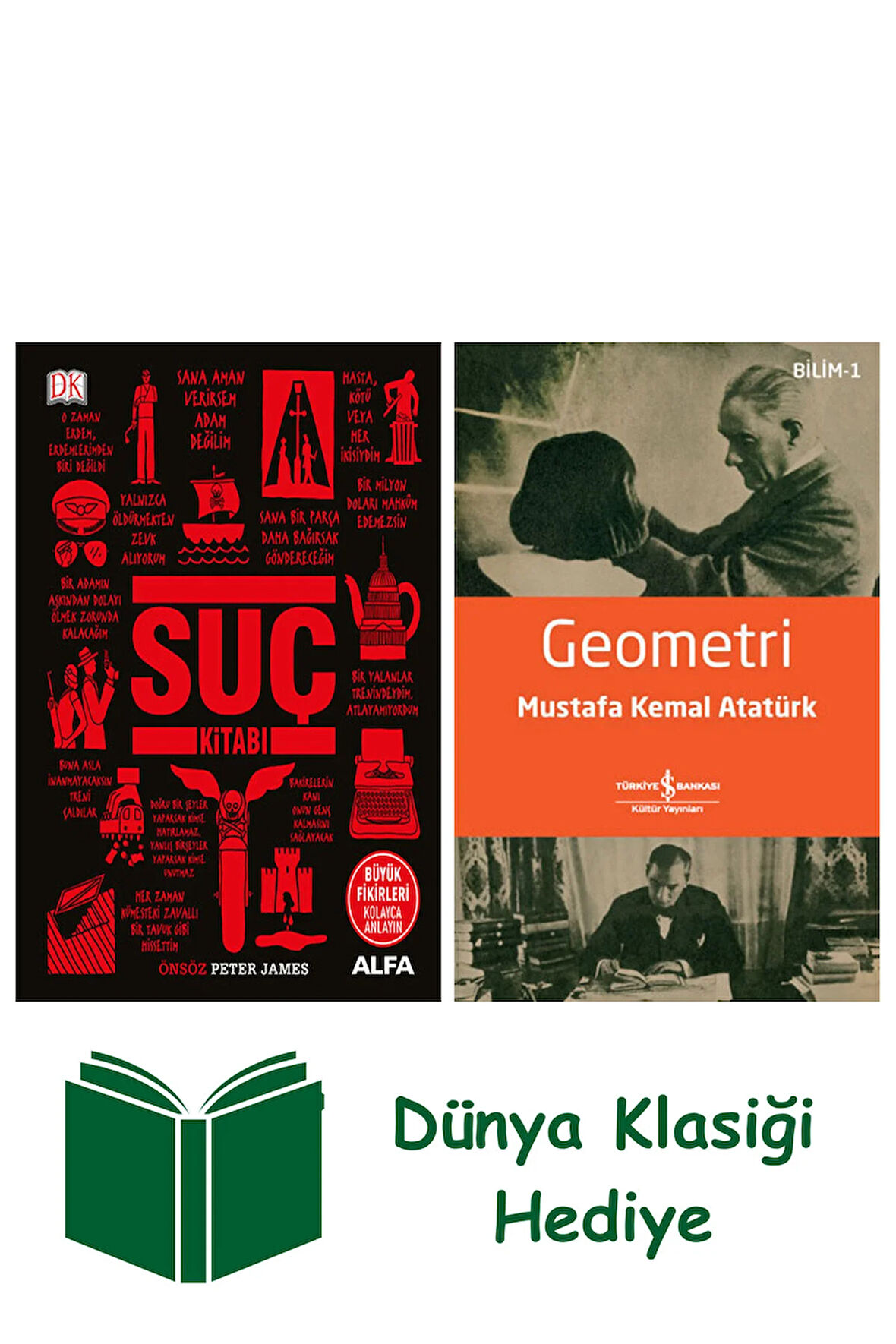 Suç Kitabı (Ciltli) + Geometri + Dünya Klasiği Hediye