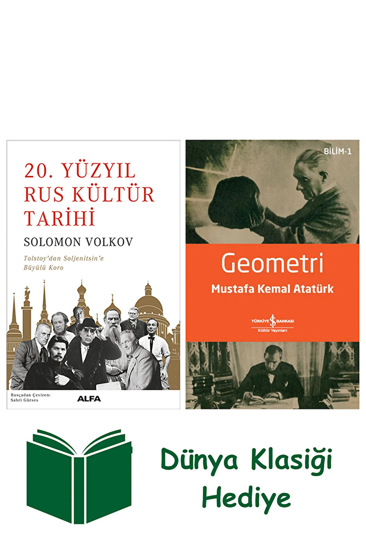 20. Yüzyıl Rus Kültür Tarihi + Geometri + Dünya Klasiği Hediye