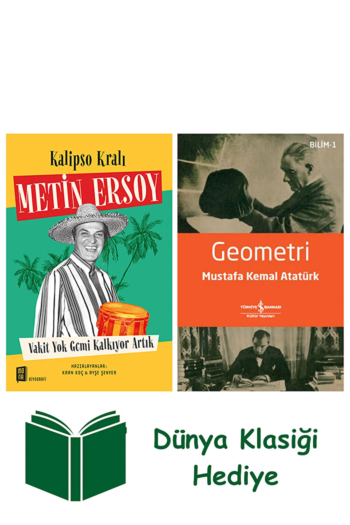 Kalipso Kralı Metin Ersoy + Geometri + Dünya Klasiği Hediye