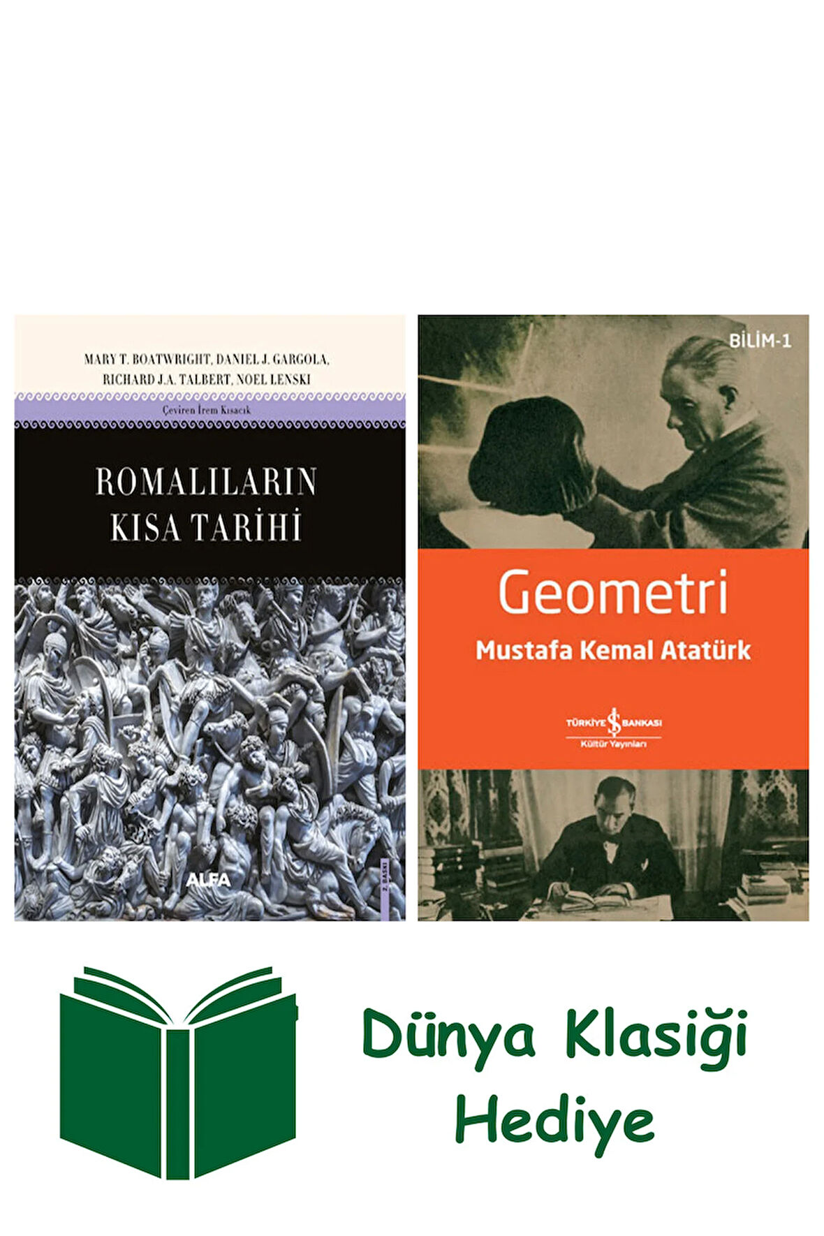 Romalıların Kısa Tarihi + Geometri + Dünya Klasiği Hediye