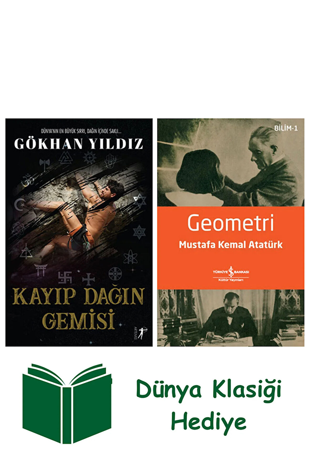 Kayıp Dağın Gemisi + Geometri + Dünya Klasiği Hediye