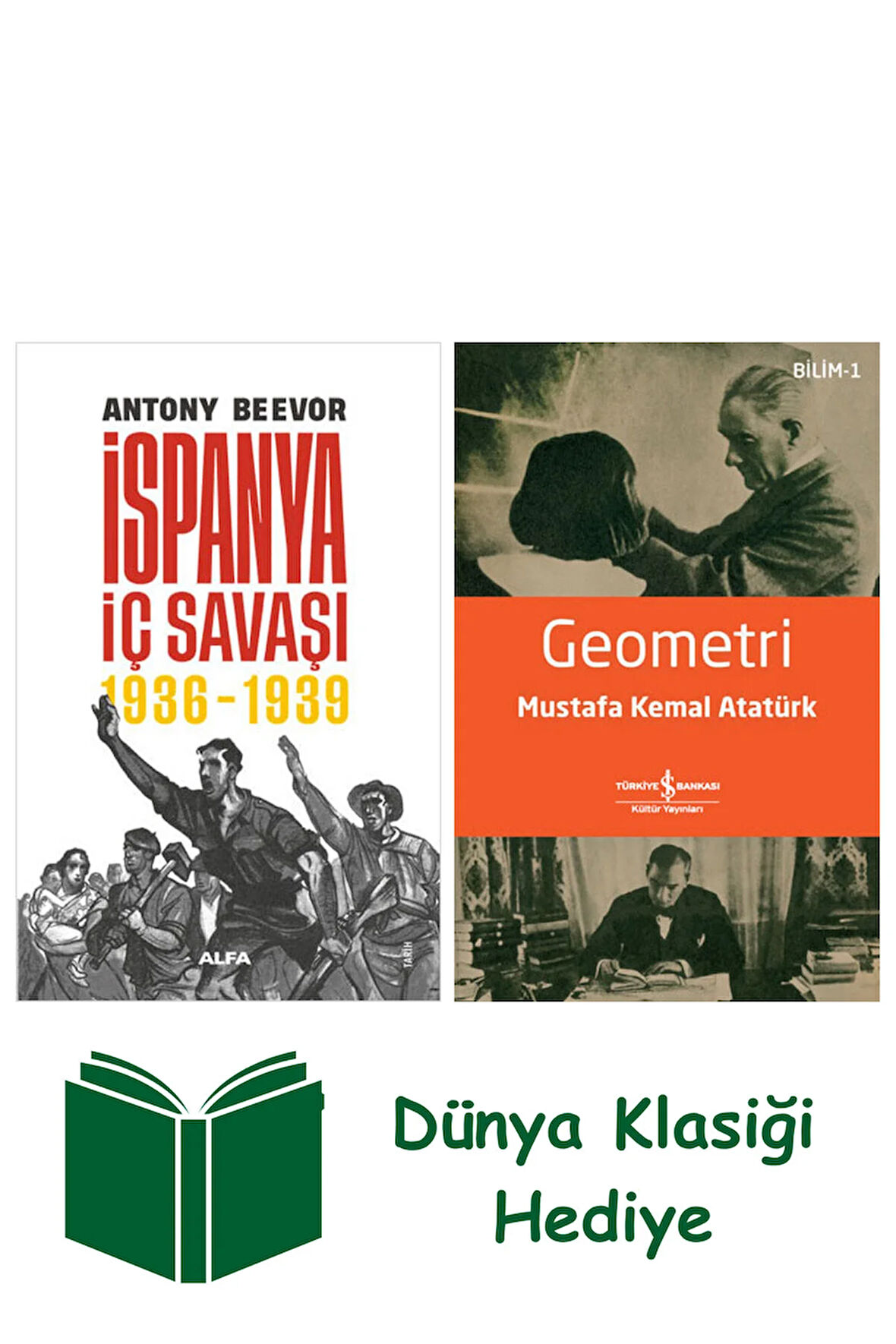 İspanya İç Savaşı 1936-1939 + Geometri + Dünya Klasiği Hediye
