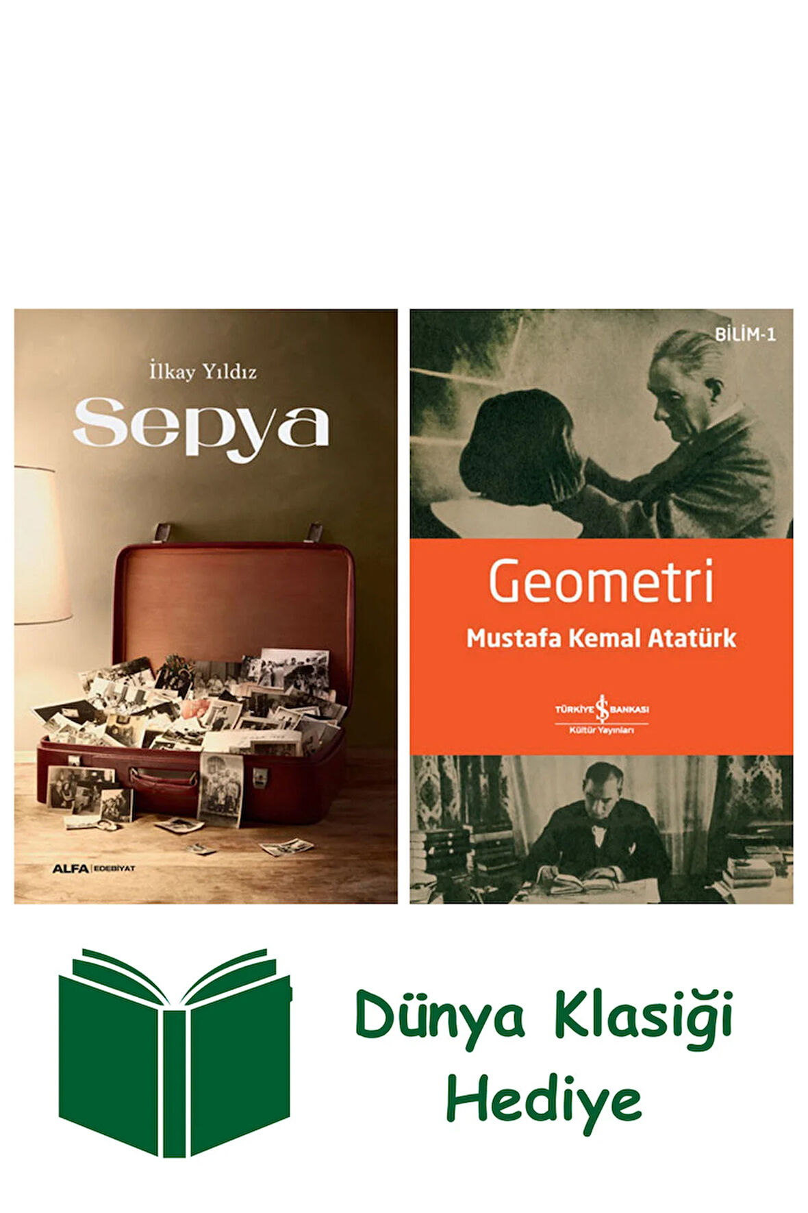Sepya + Geometri + Dünya Klasiği Hediye