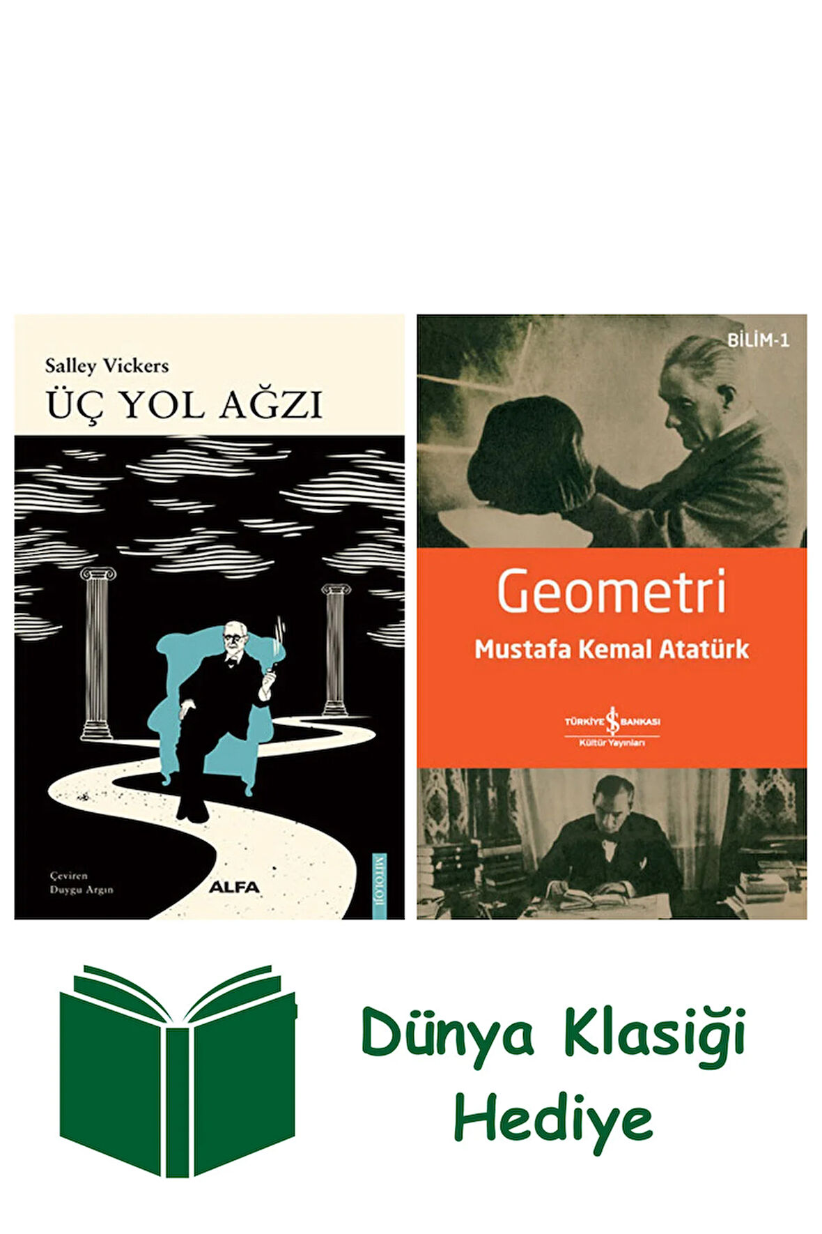 Üç Yol Ağzı + Geometri + Dünya Klasiği Hediye