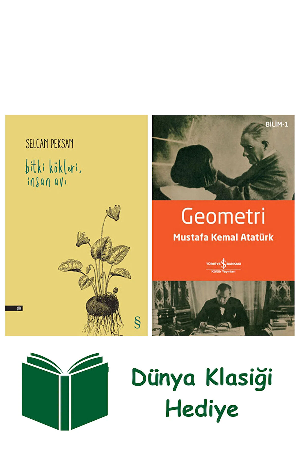 Bitki Kökleri, İnsan Avı + Geometri + Dünya Klasiği Hediye