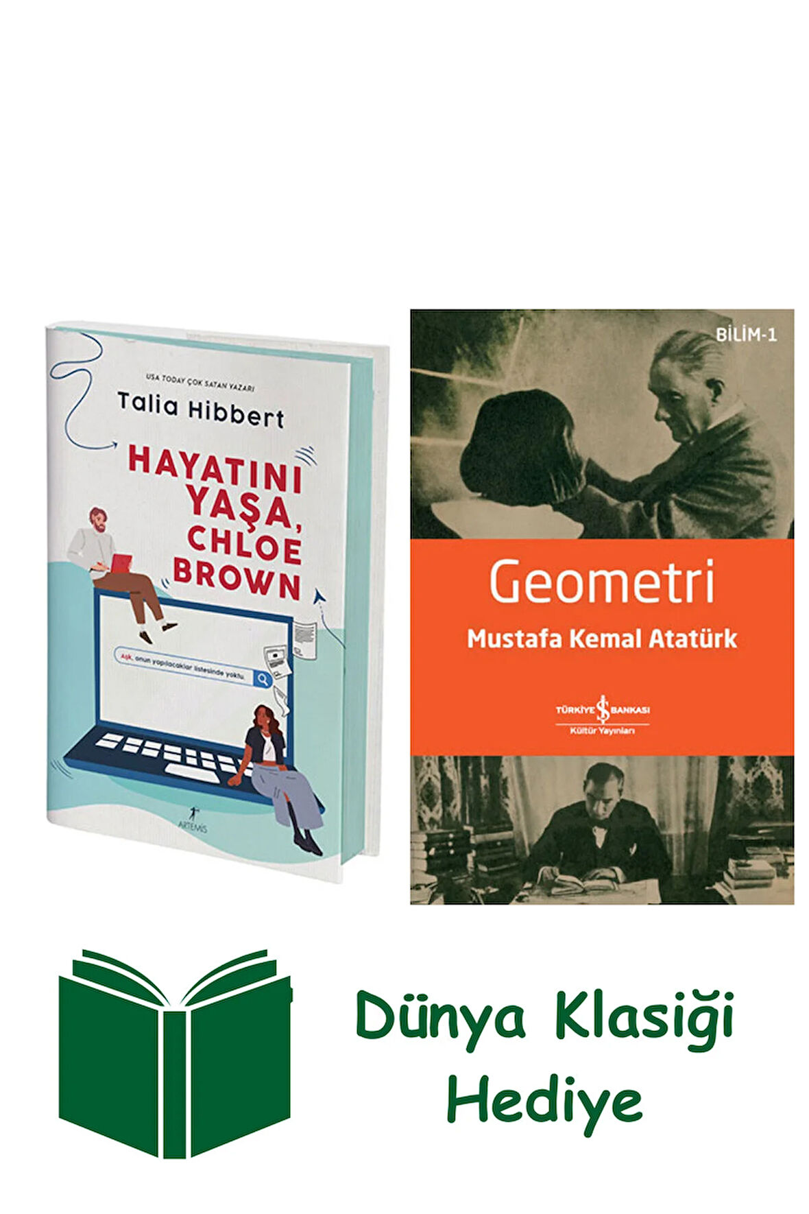 Hayatını Yaşa Chloe Brown (Ciltli) + Geometri + Dünya Klasiği Hediye