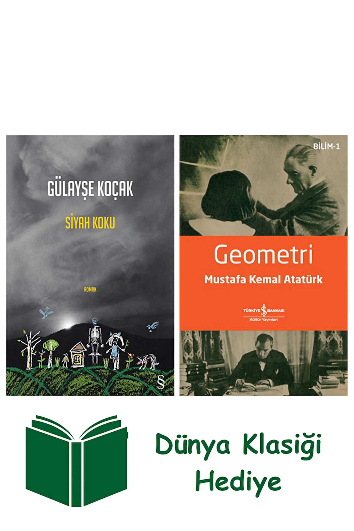 Siyah Koku + Geometri + Dünya Klasiği Hediye