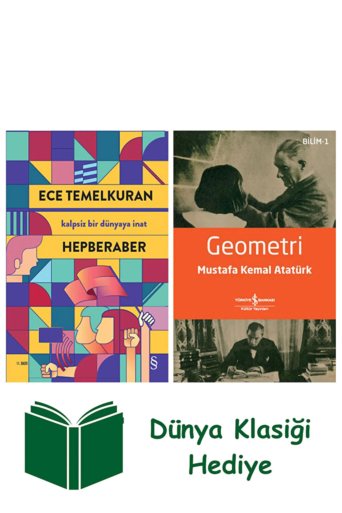 Hepberaber + Geometri + Dünya Klasiği Hediye