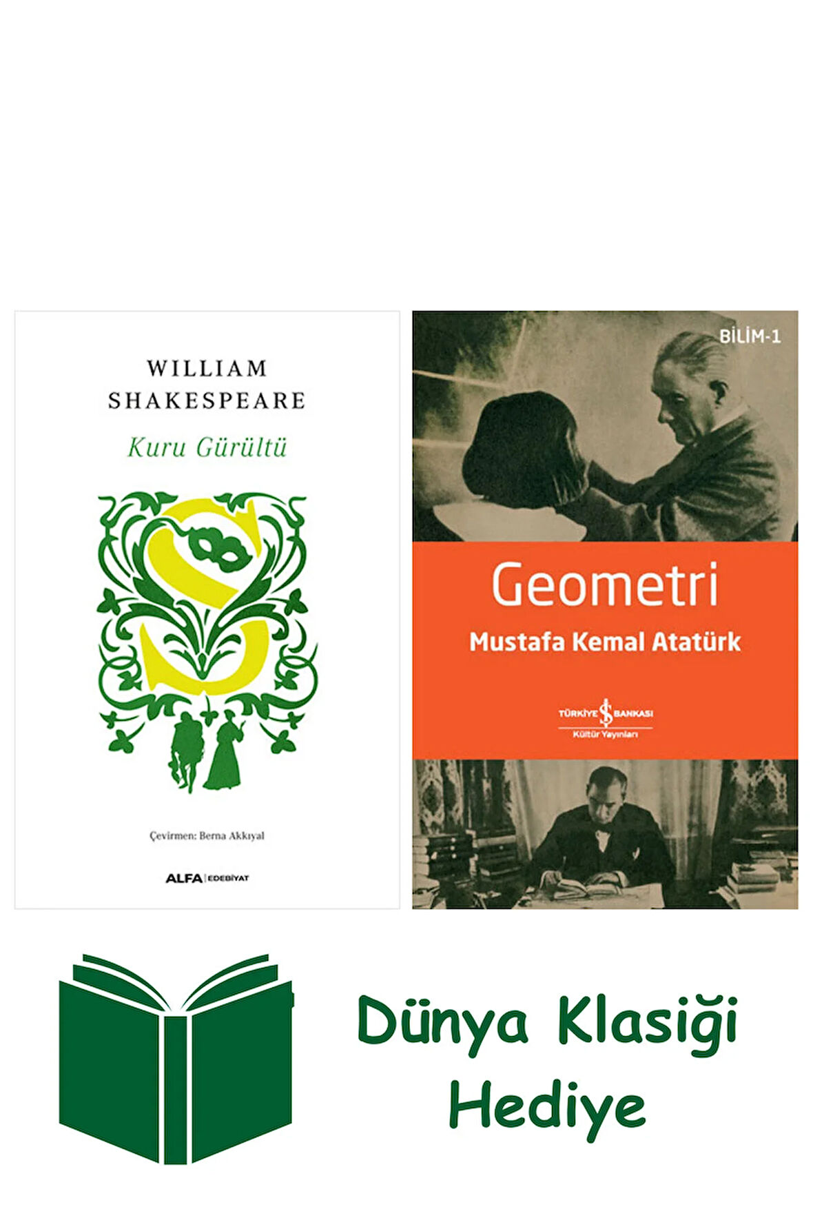 Kuru Gürültü + Geometri + Dünya Klasiği Hediye