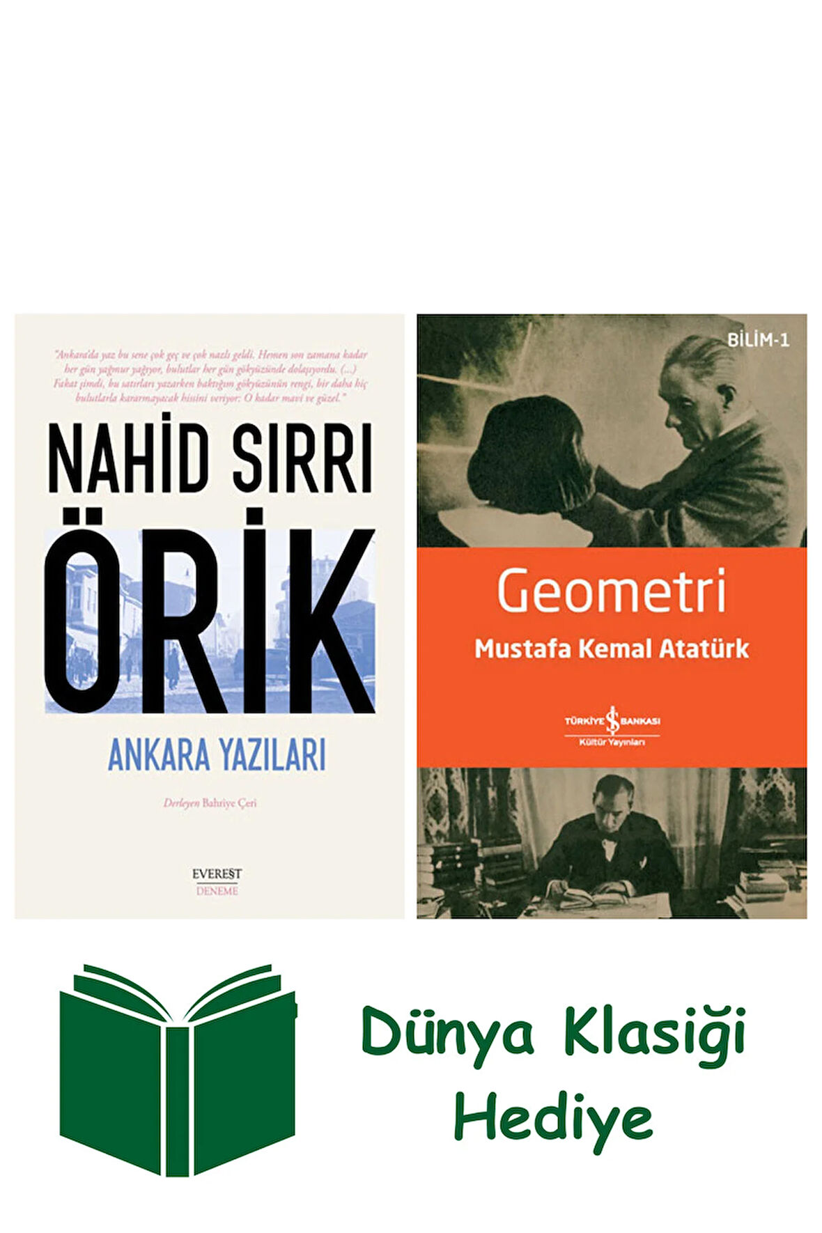 Ankara Yazıları + Geometri + Dünya Klasiği Hediye