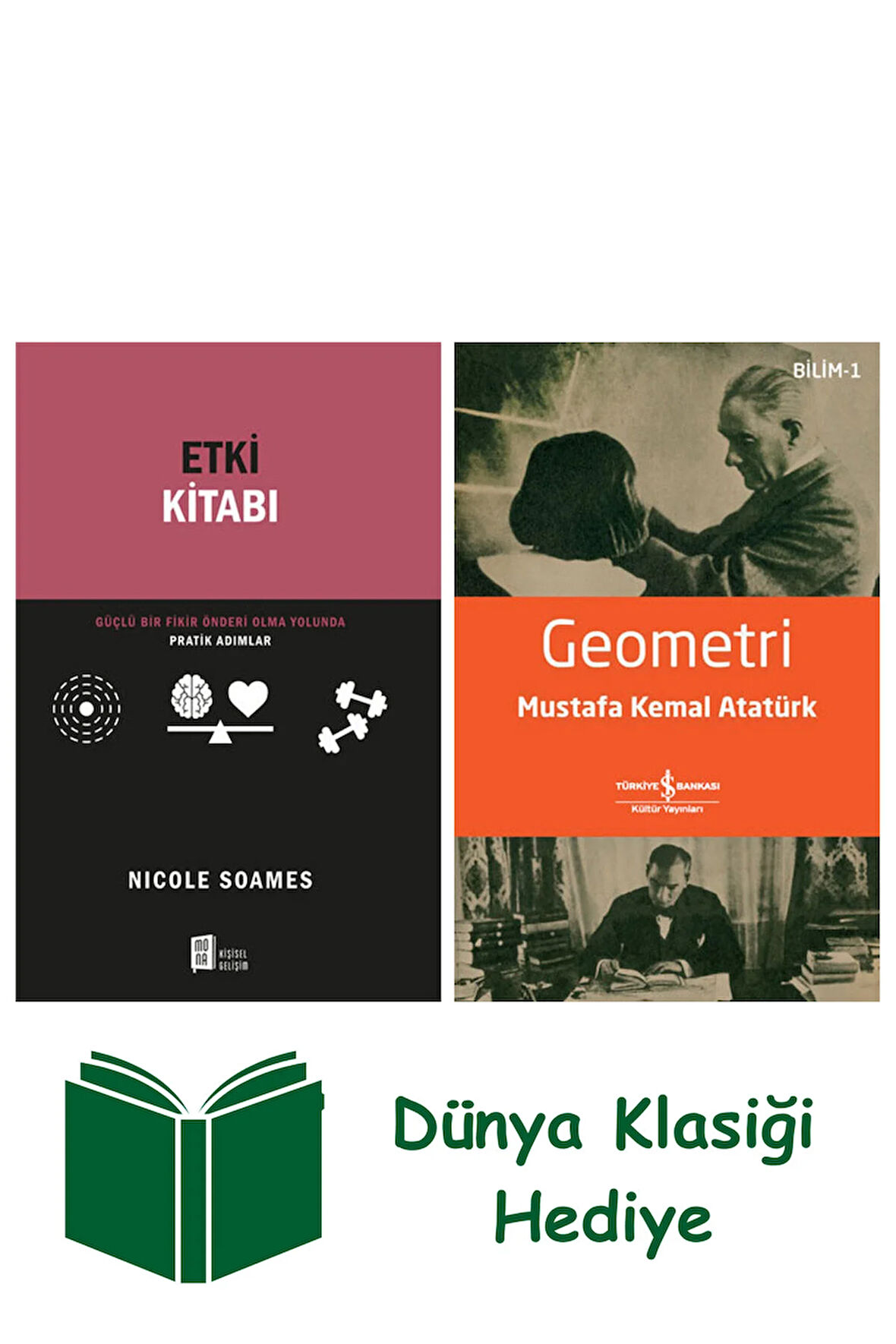 Etki Kitabı + Geometri + Dünya Klasiği Hediye
