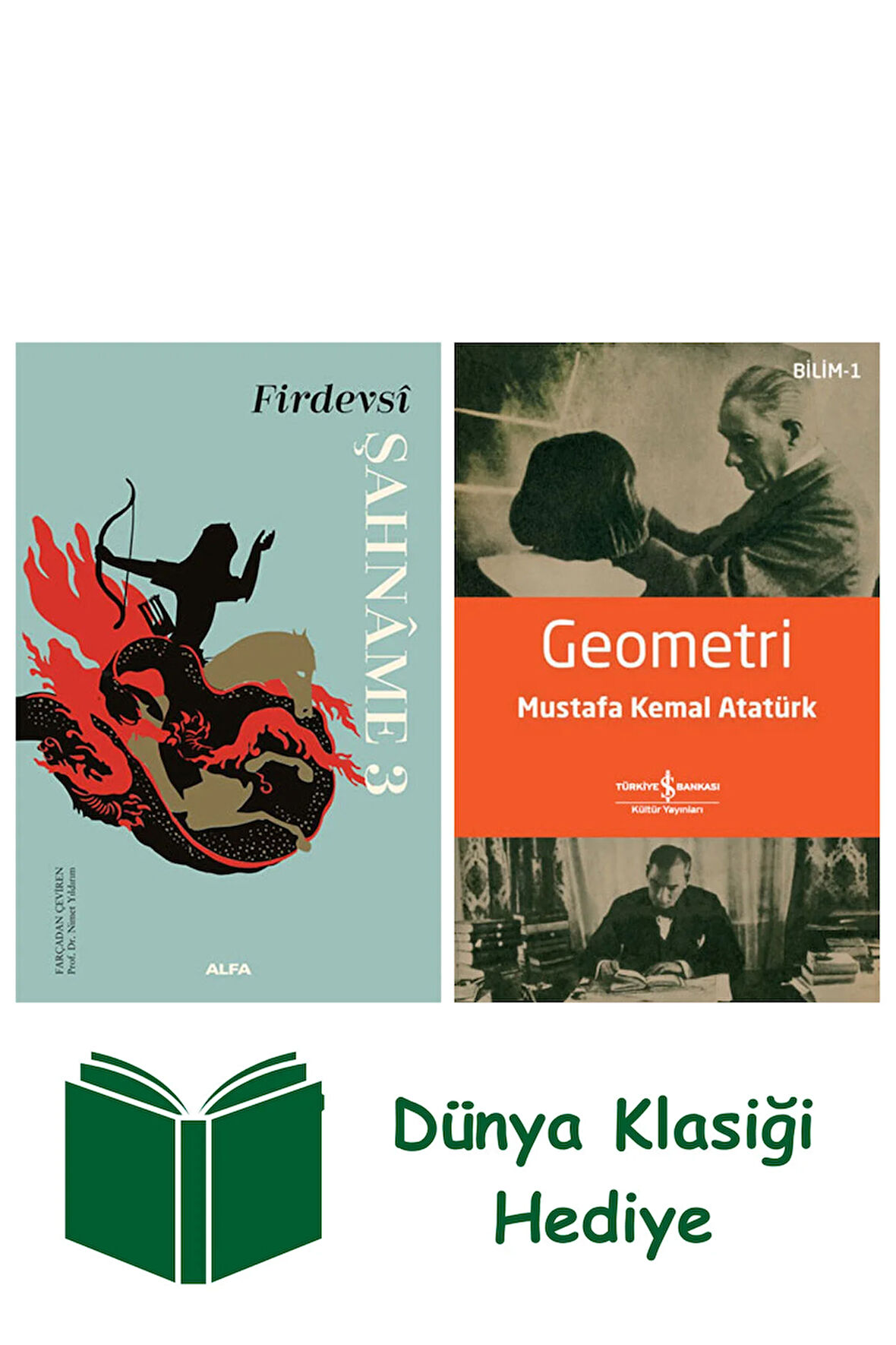 Şahnâme 3 + Geometri + Dünya Klasiği Hediye