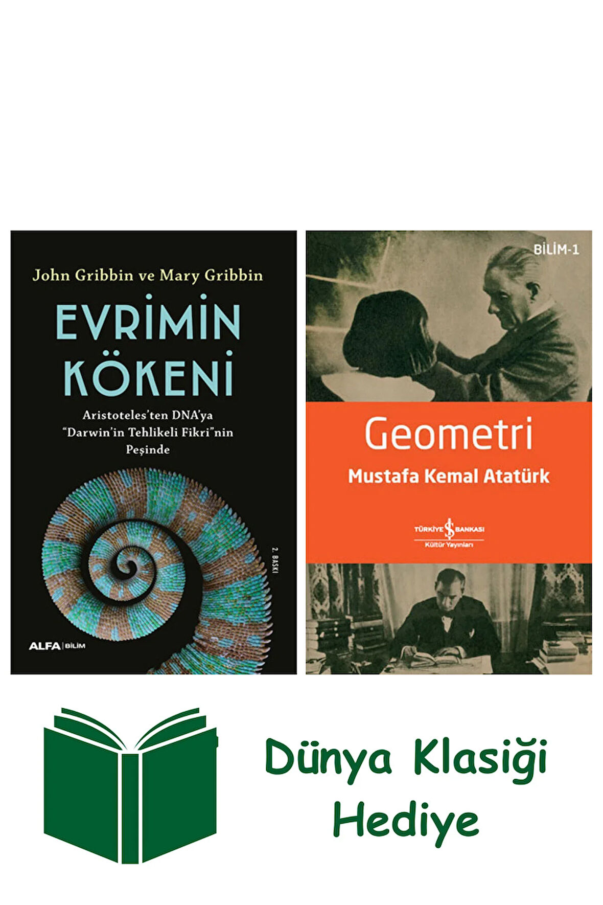 Evrimin Kökeni + Geometri + Dünya Klasiği Hediye