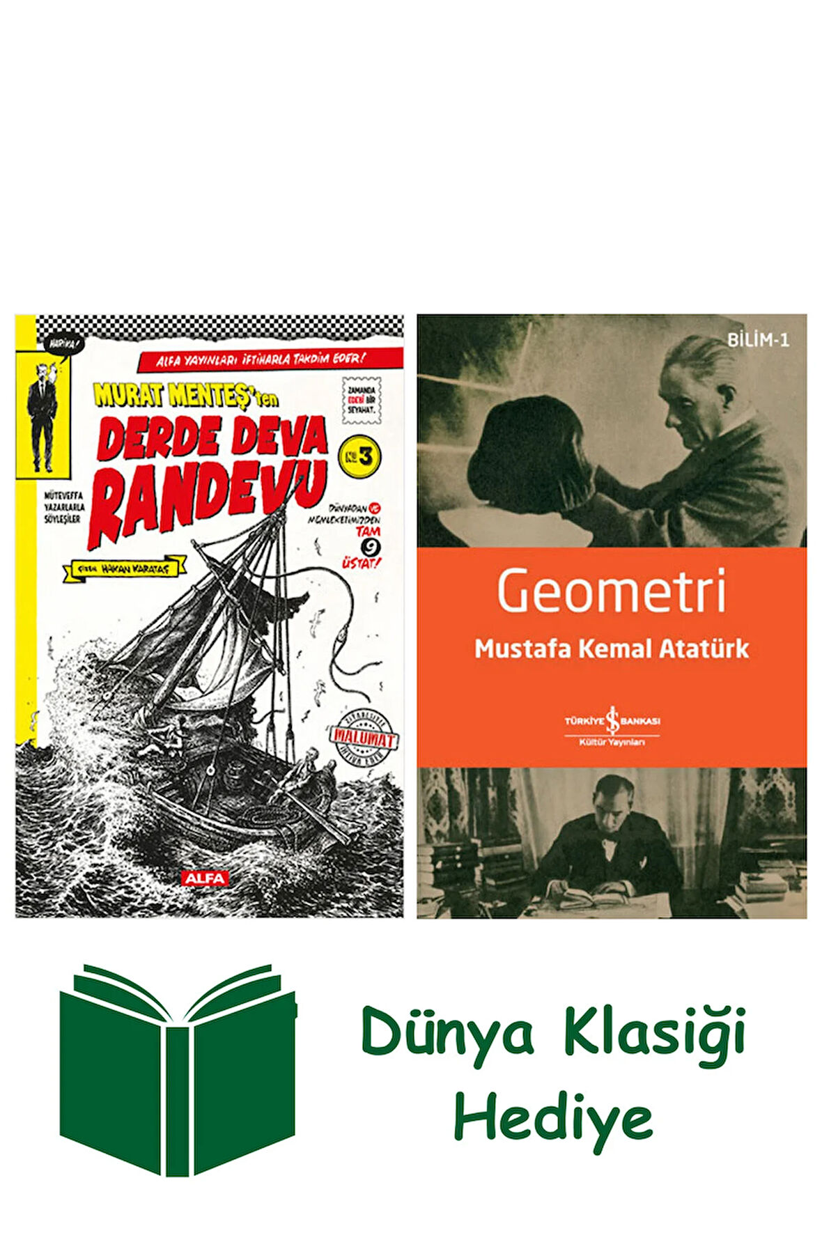 Derde Deva Randevu No-3 + Geometri + Dünya Klasiği Hediye