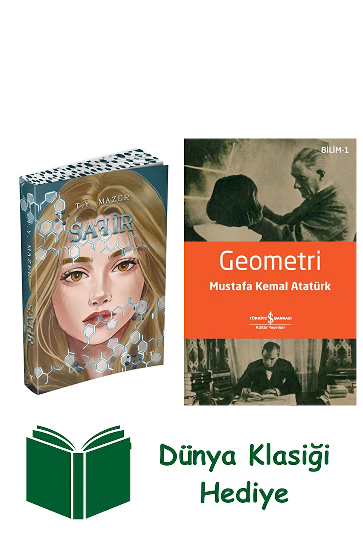 Safir + Geometri + Dünya Klasiği Hediye