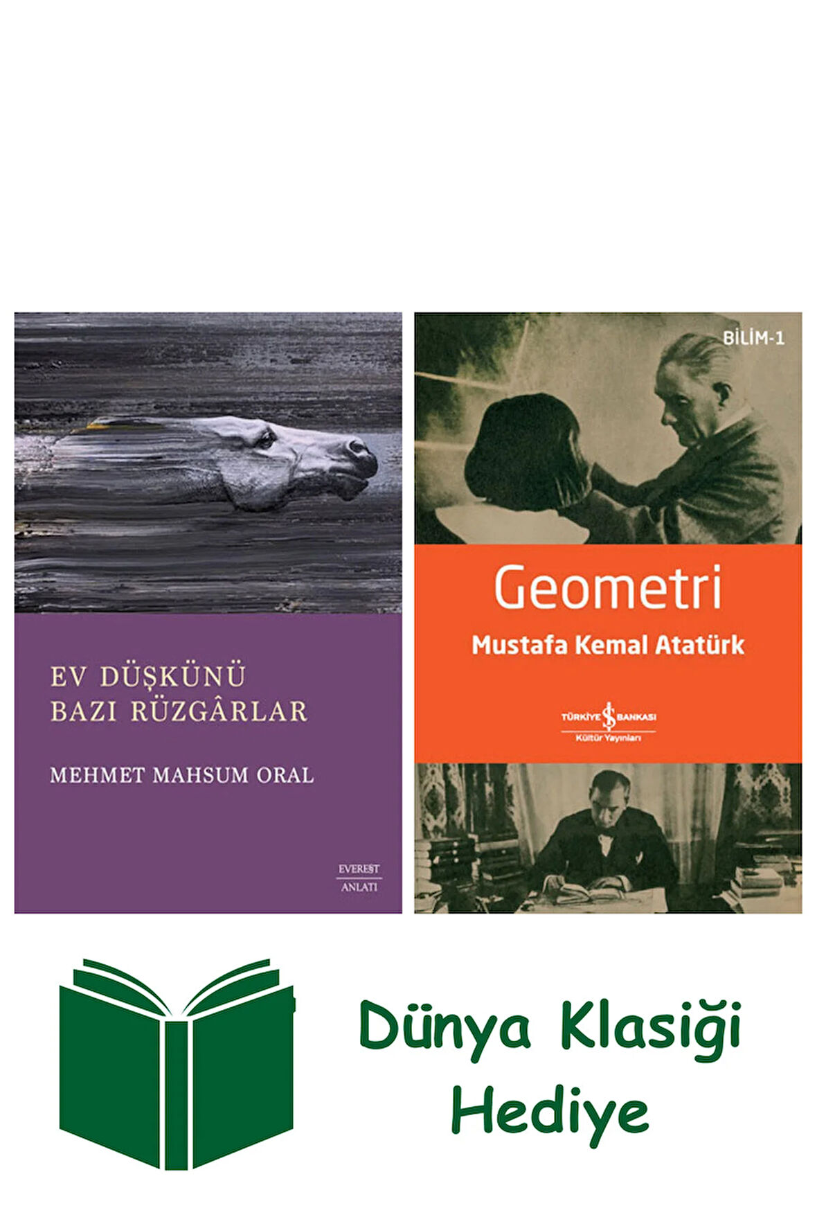 Ev Düşkünü Bazı Rüzgârlar + Geometri + Dünya Klasiği Hediye