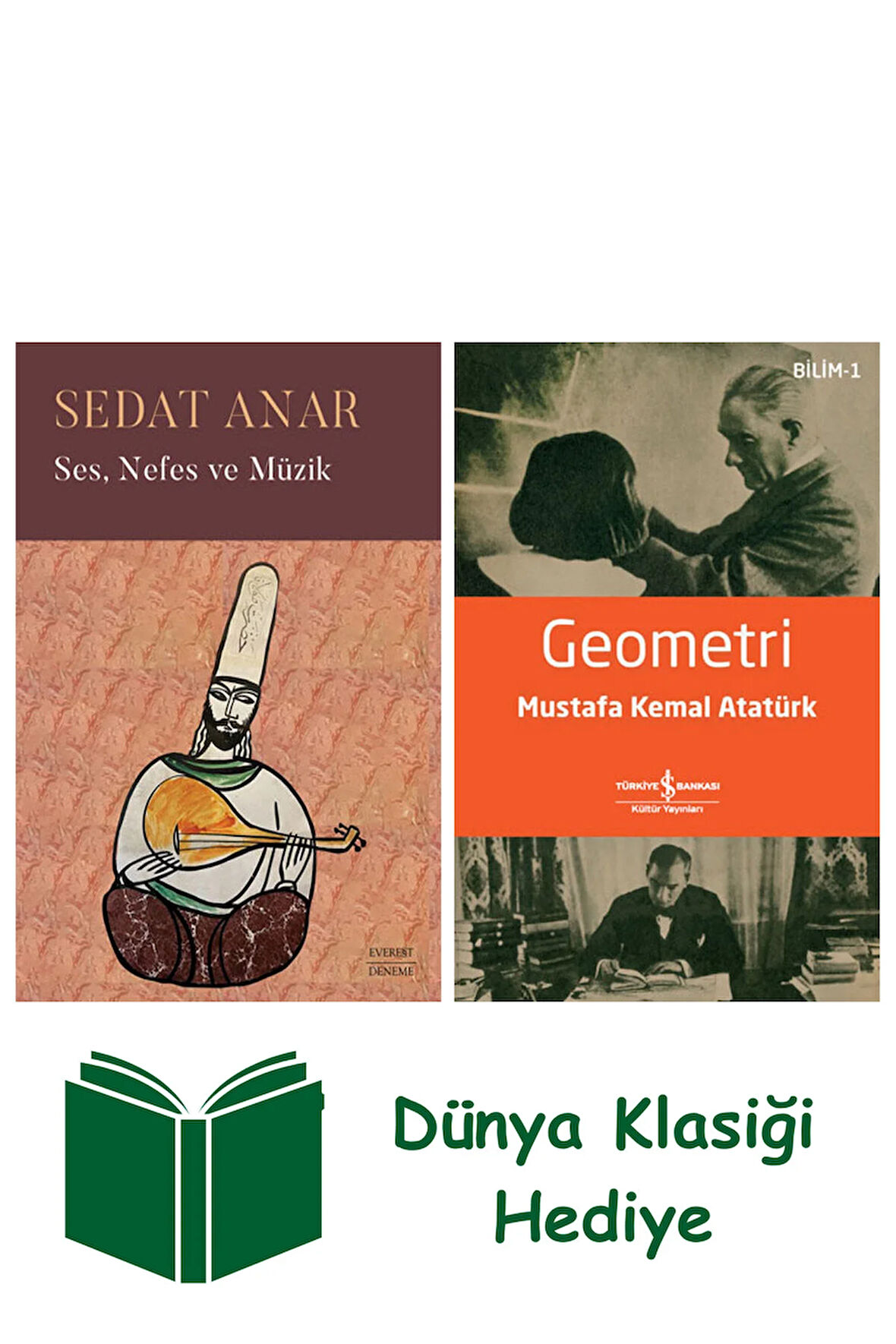 Ses Nefes ve Müzik + Geometri + Dünya Klasiği Hediye