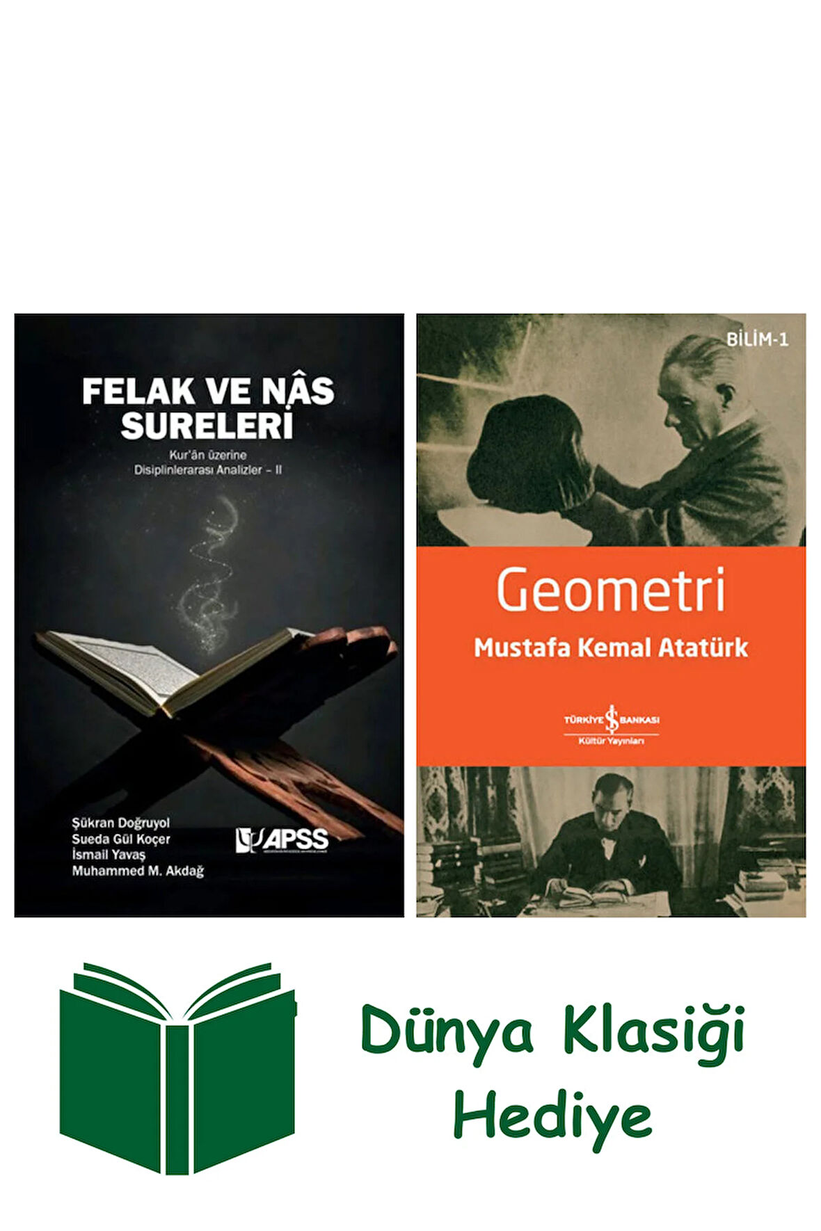 Felak ve Nas Sureleri + Geometri + Dünya Klasiği Hediye
