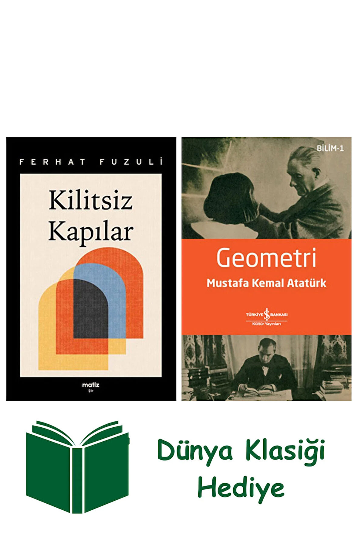 Kilitsiz Kapılar + Geometri + Dünya Klasiği Hediye