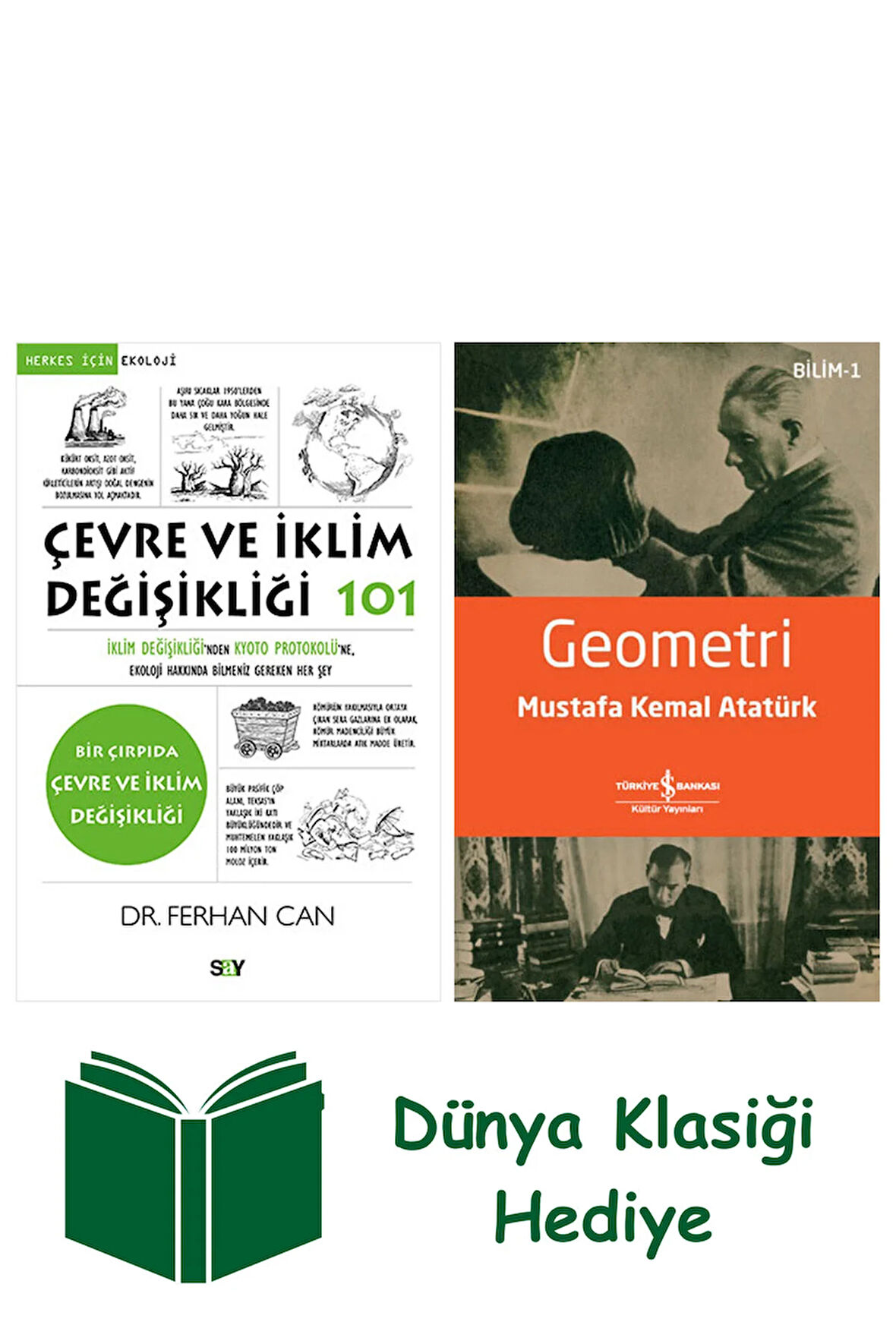 Çevre ve İklim Değişikliği 101 + Geometri + Dünya Klasiği Hediye