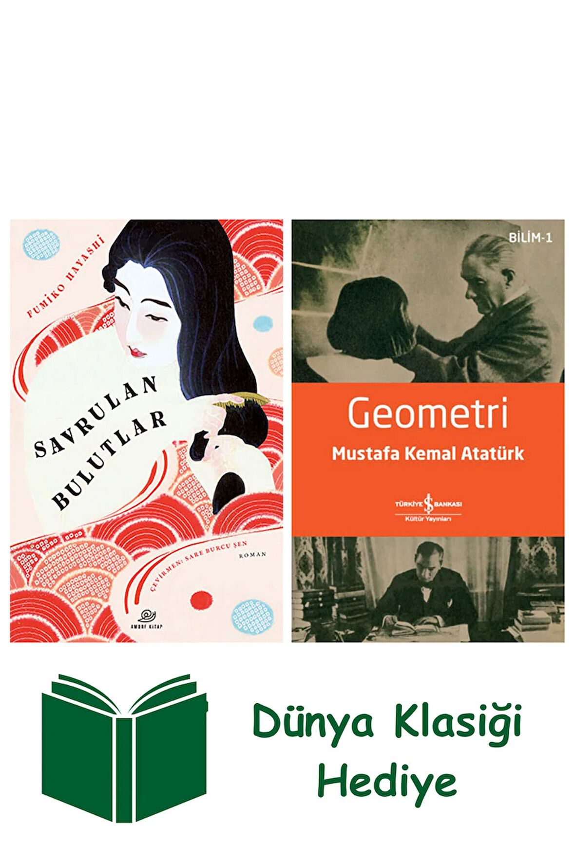 Savrulan Bulutlar + Geometri + Dünya Klasiği Hediye