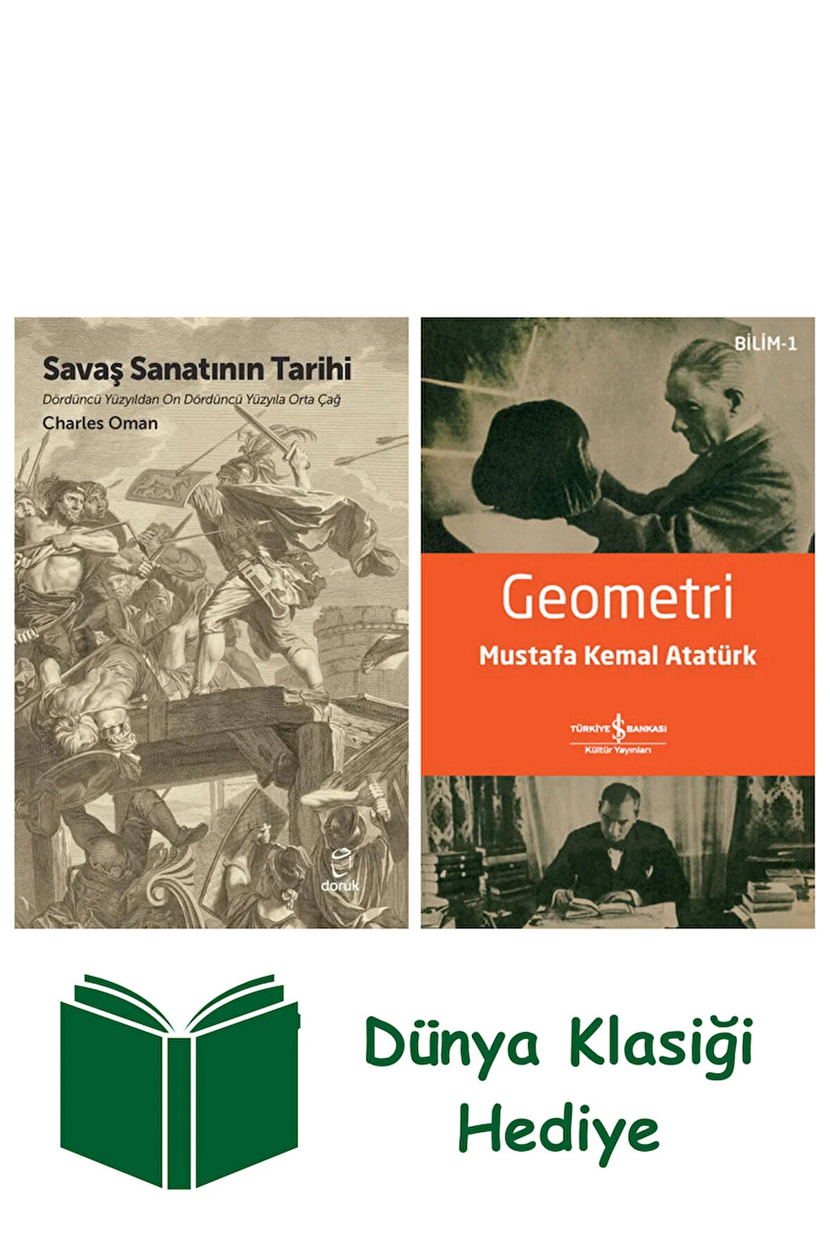 Savaş Sanatının Tarihi + Geometri + Dünya Klasiği Hediye