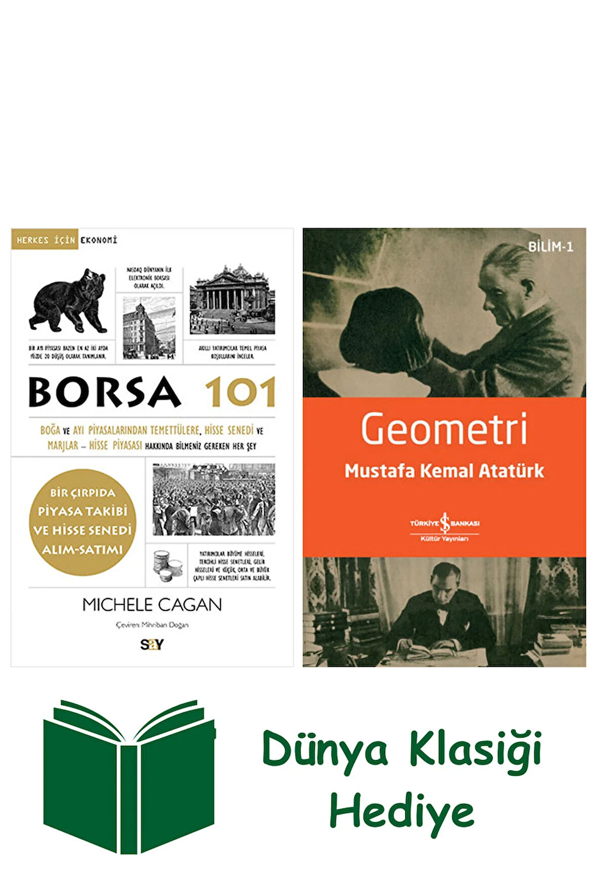 Borsa 101 + Geometri + Dünya Klasiği Hediye