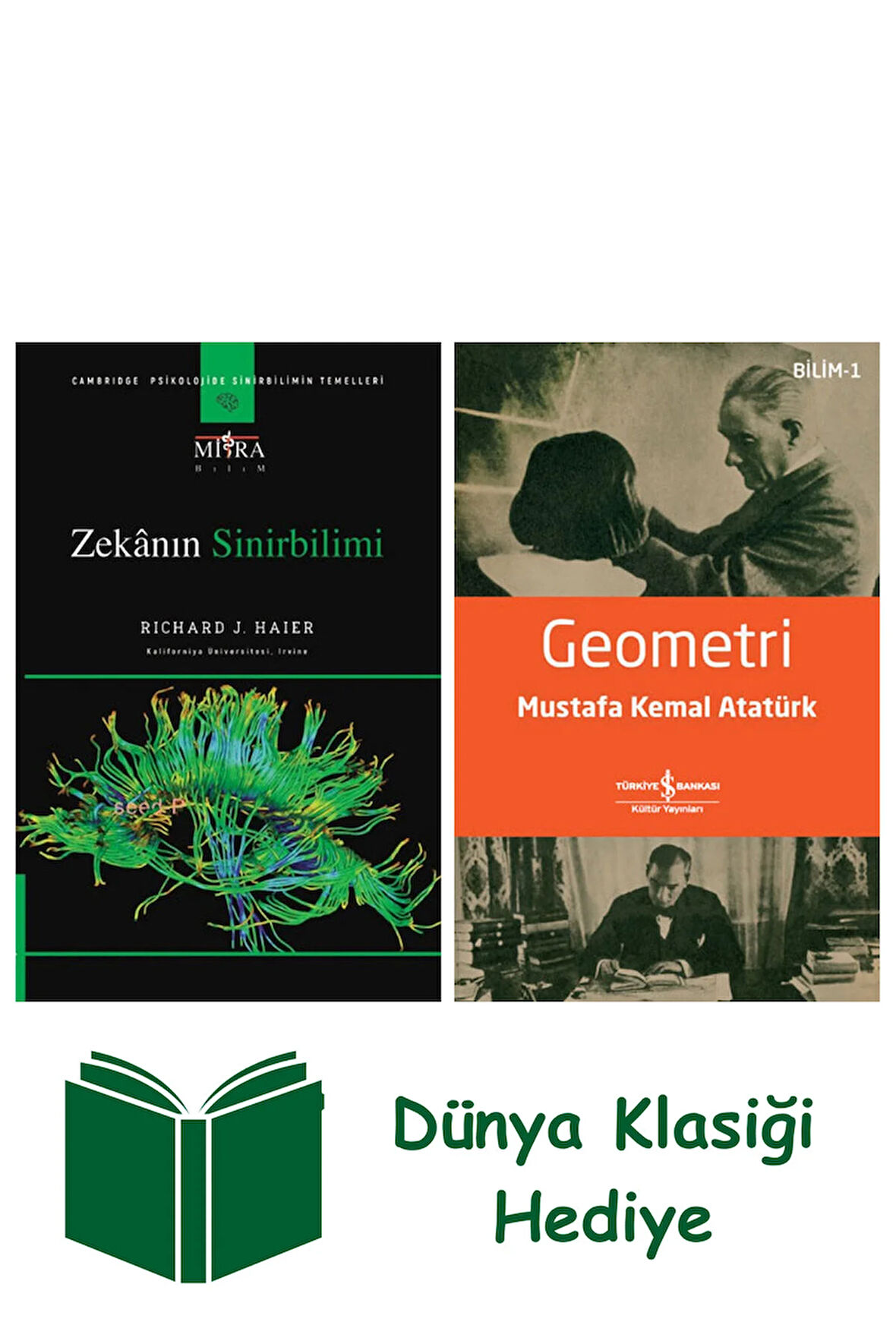 Zekanın Sinirbilimi + Geometri + Dünya Klasiği Hediye