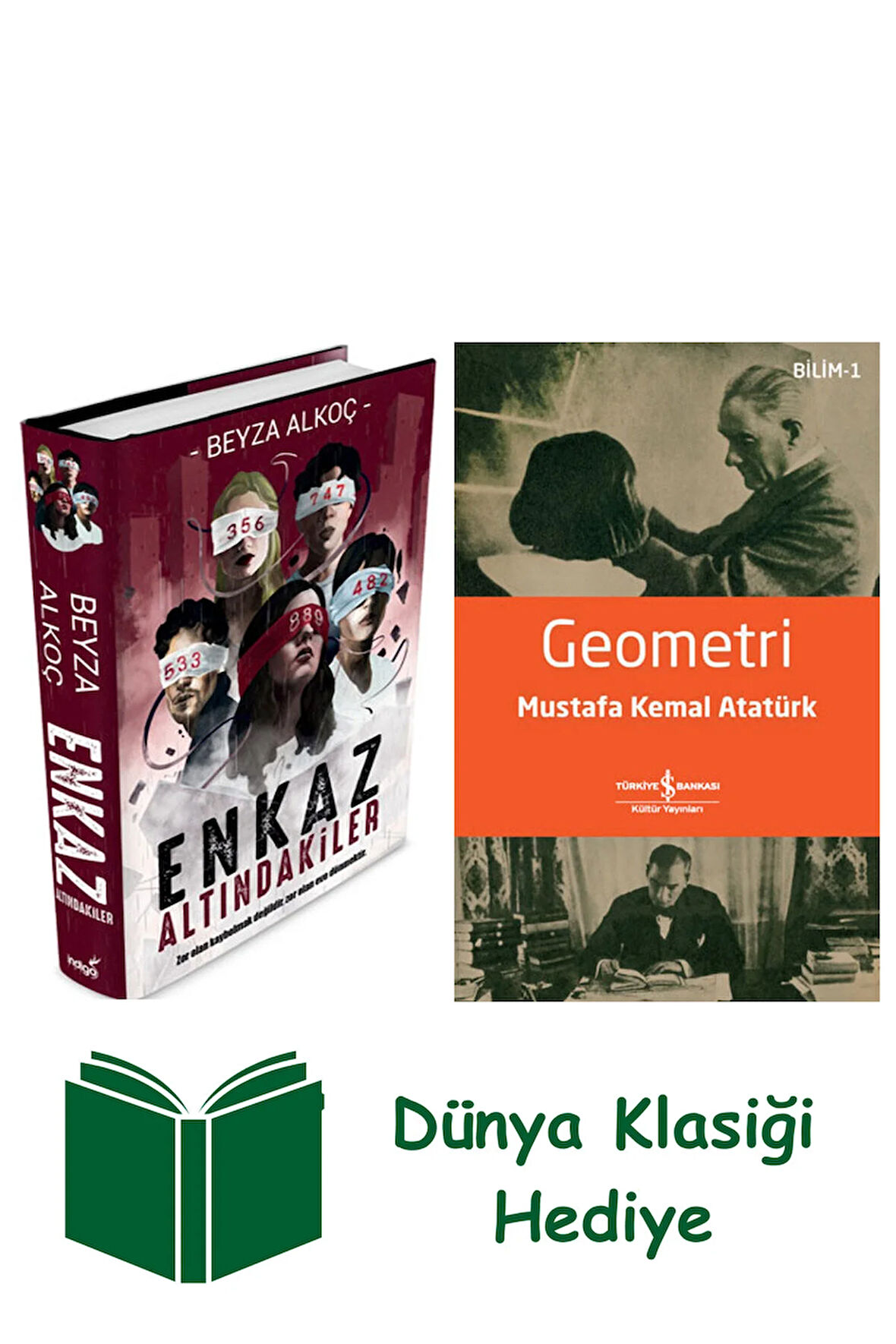 Enkaz Altındakiler (Ciltli) + Geometri + Dünya Klasiği Hediye
