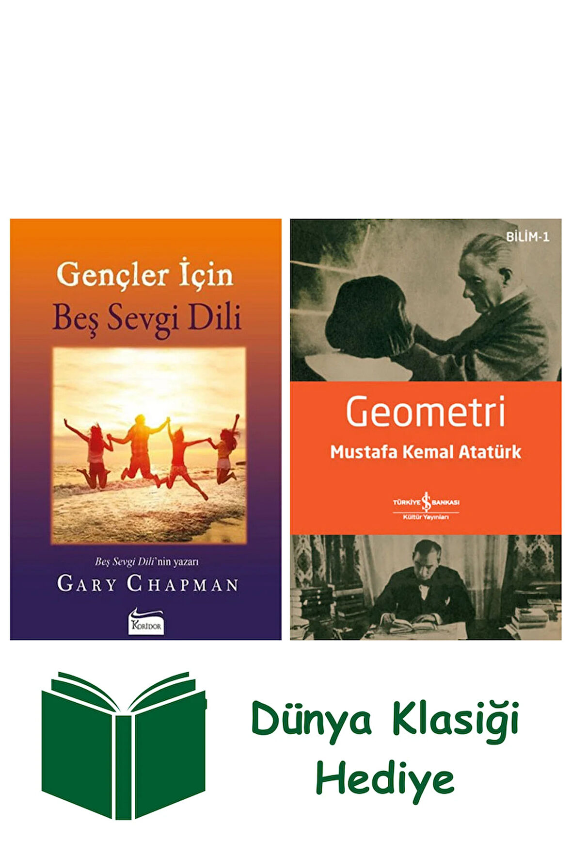 Gençler için Beş Sevgi Dili + Geometri + Dünya Klasiği Hediye